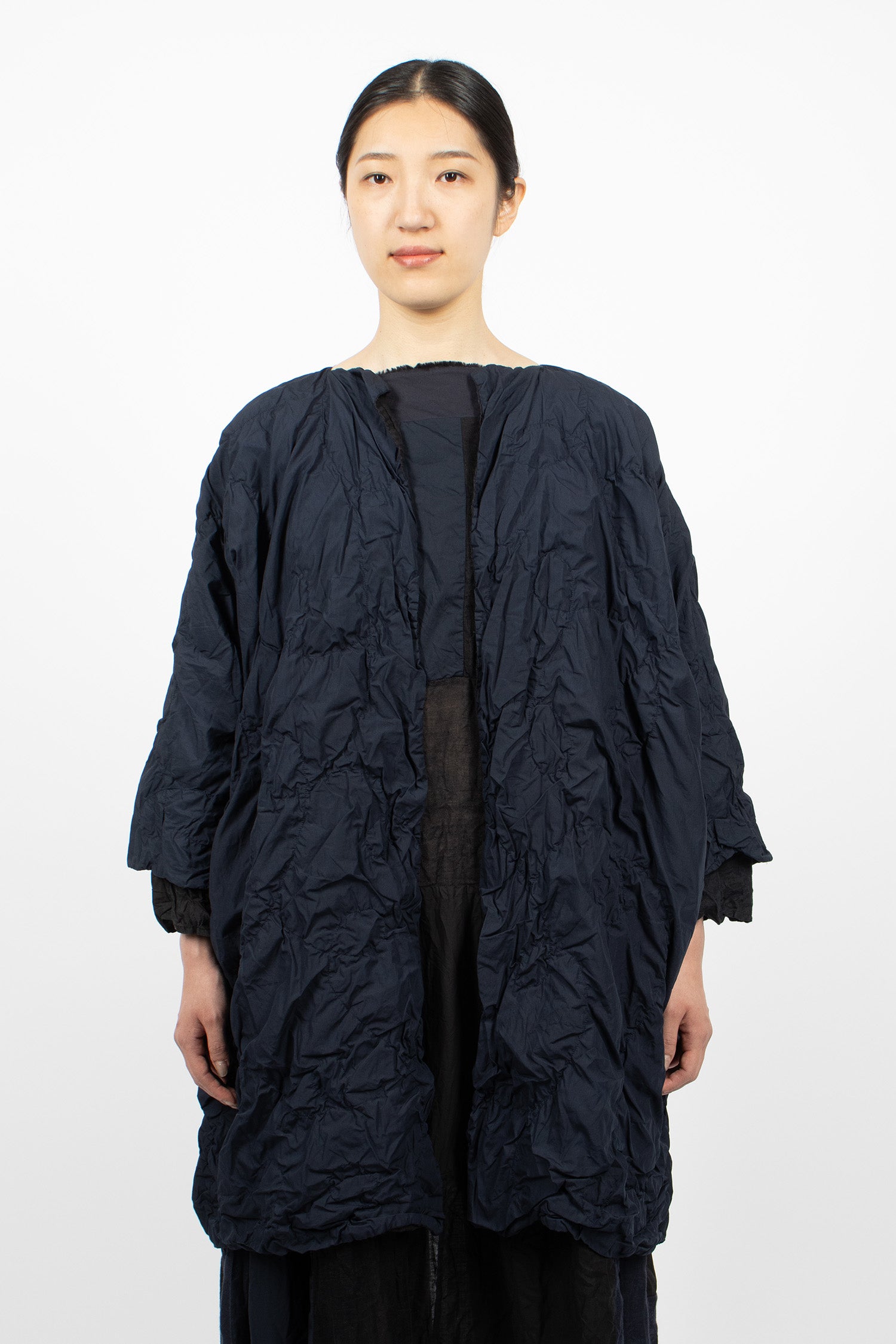 Reversible T Coat Navy Blue/Black