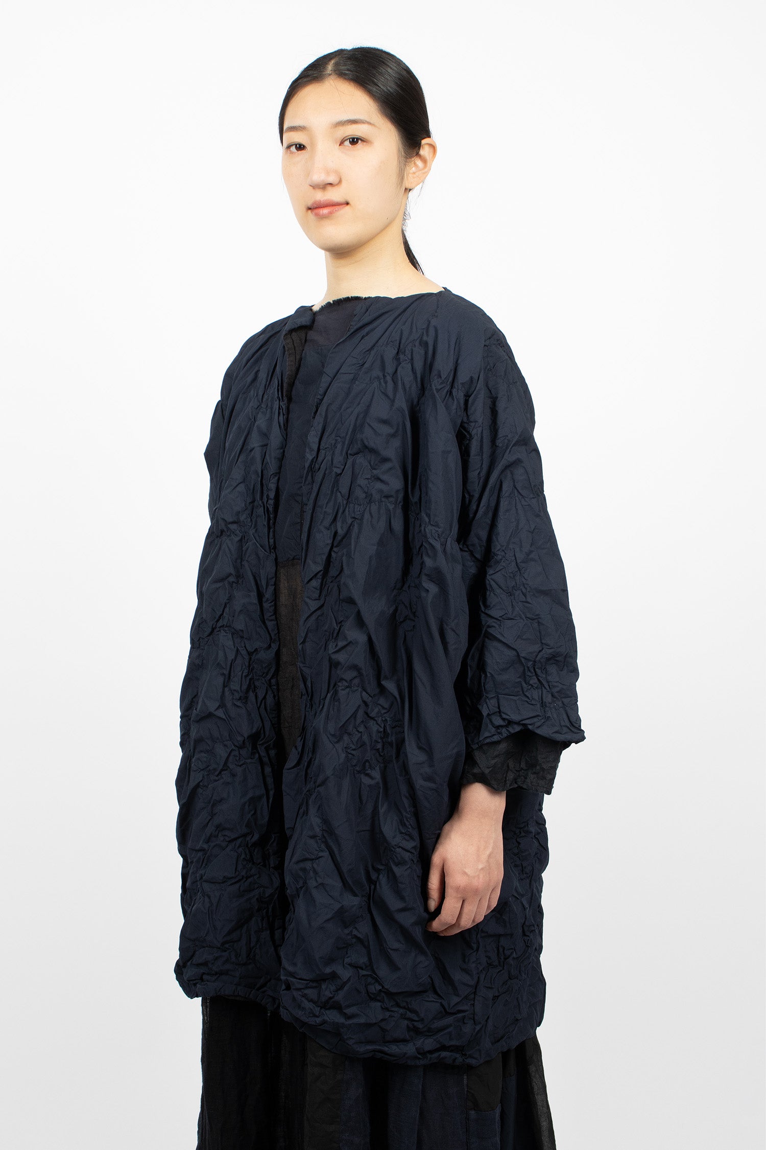 Reversible T Coat Navy Blue/Black