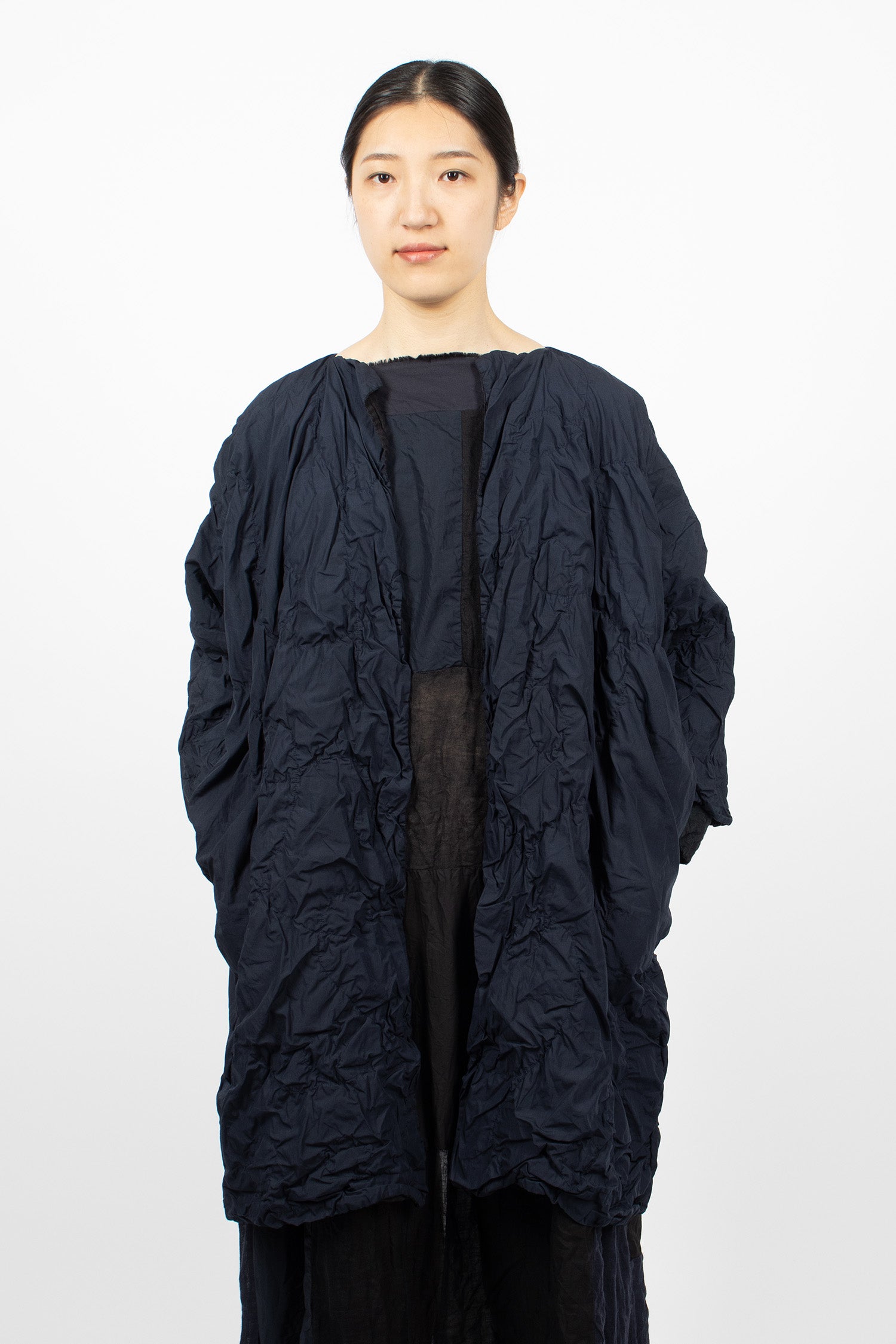 Reversible T Coat Navy Blue/Black