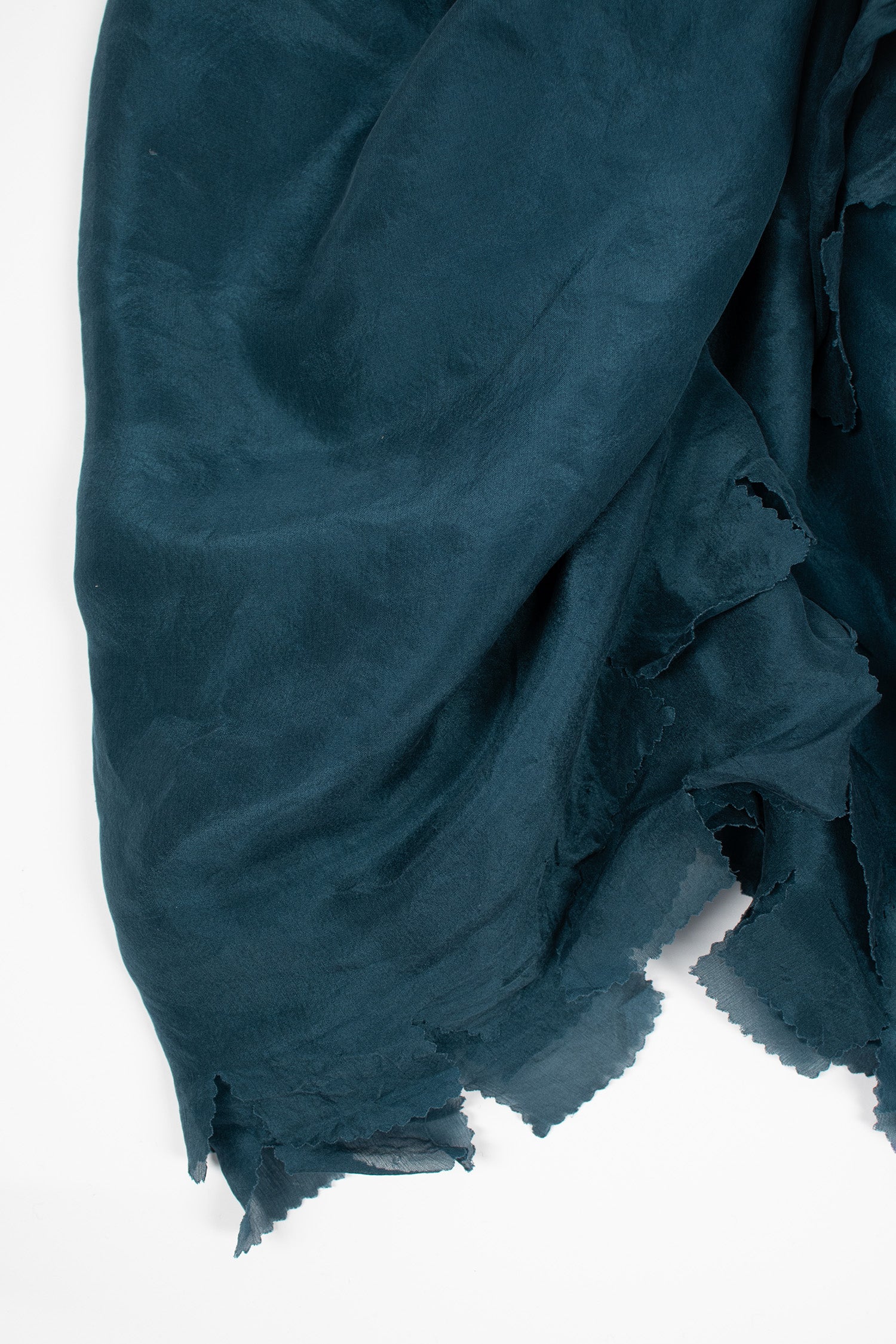 Silk Habotai Light Scarf Ocean