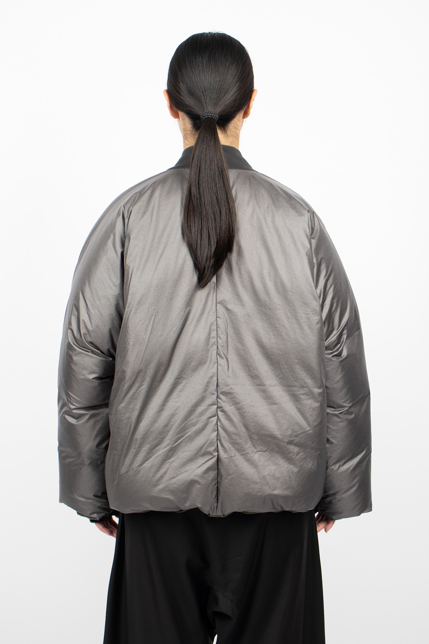 Origin Reversible Down Jacket Charcoal/Khaki