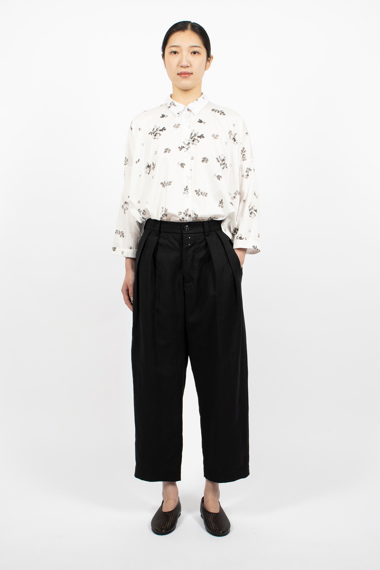 Pablo Canvas Pants Black