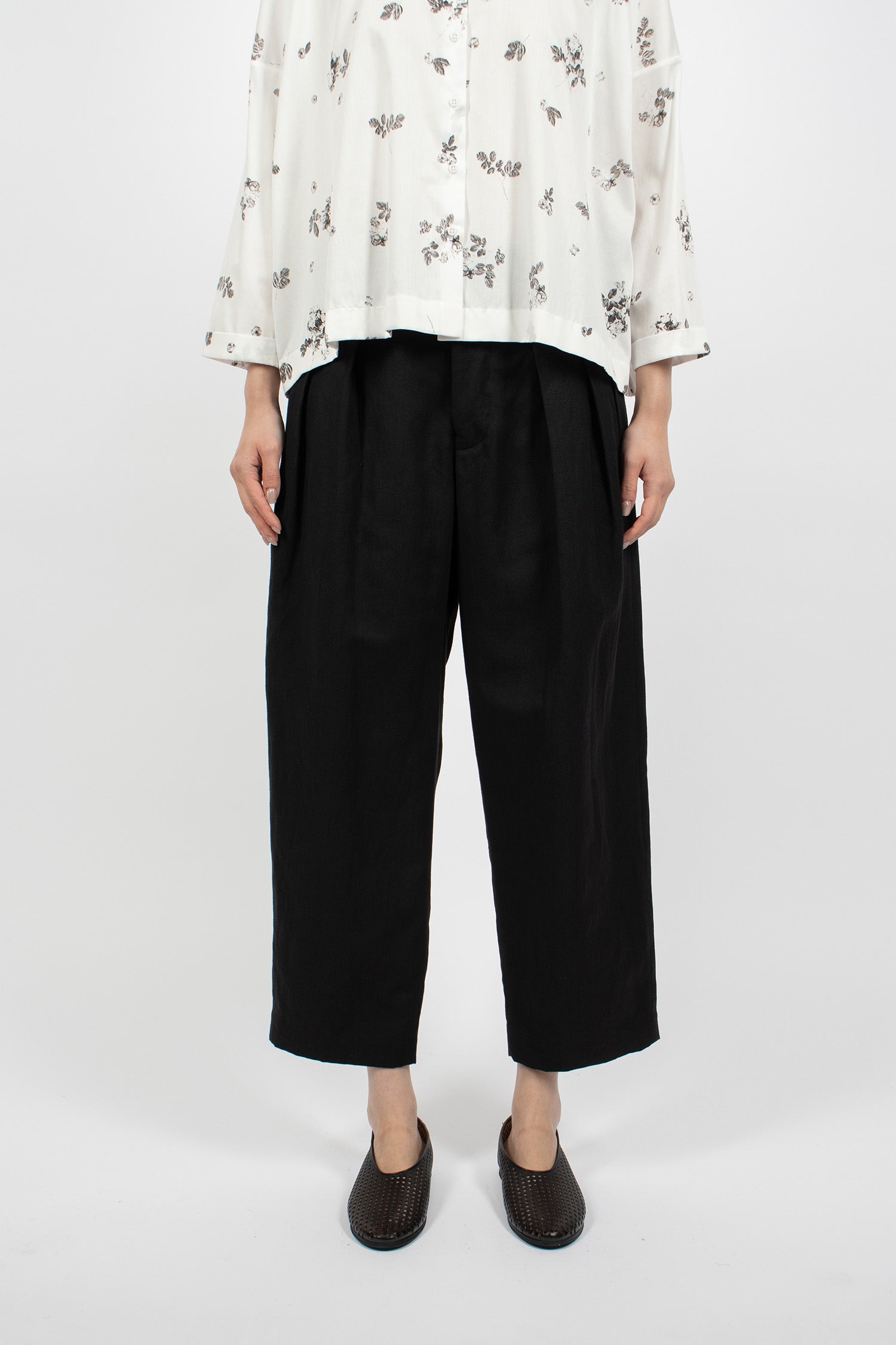 Pablo Canvas Pants Black