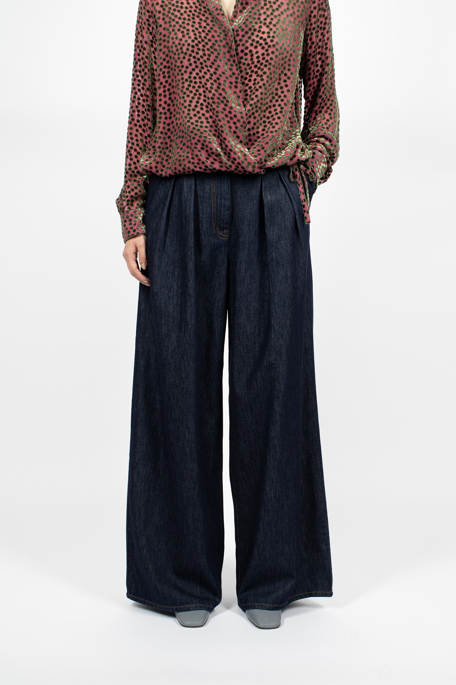 Wide Leg Jeans Indigo