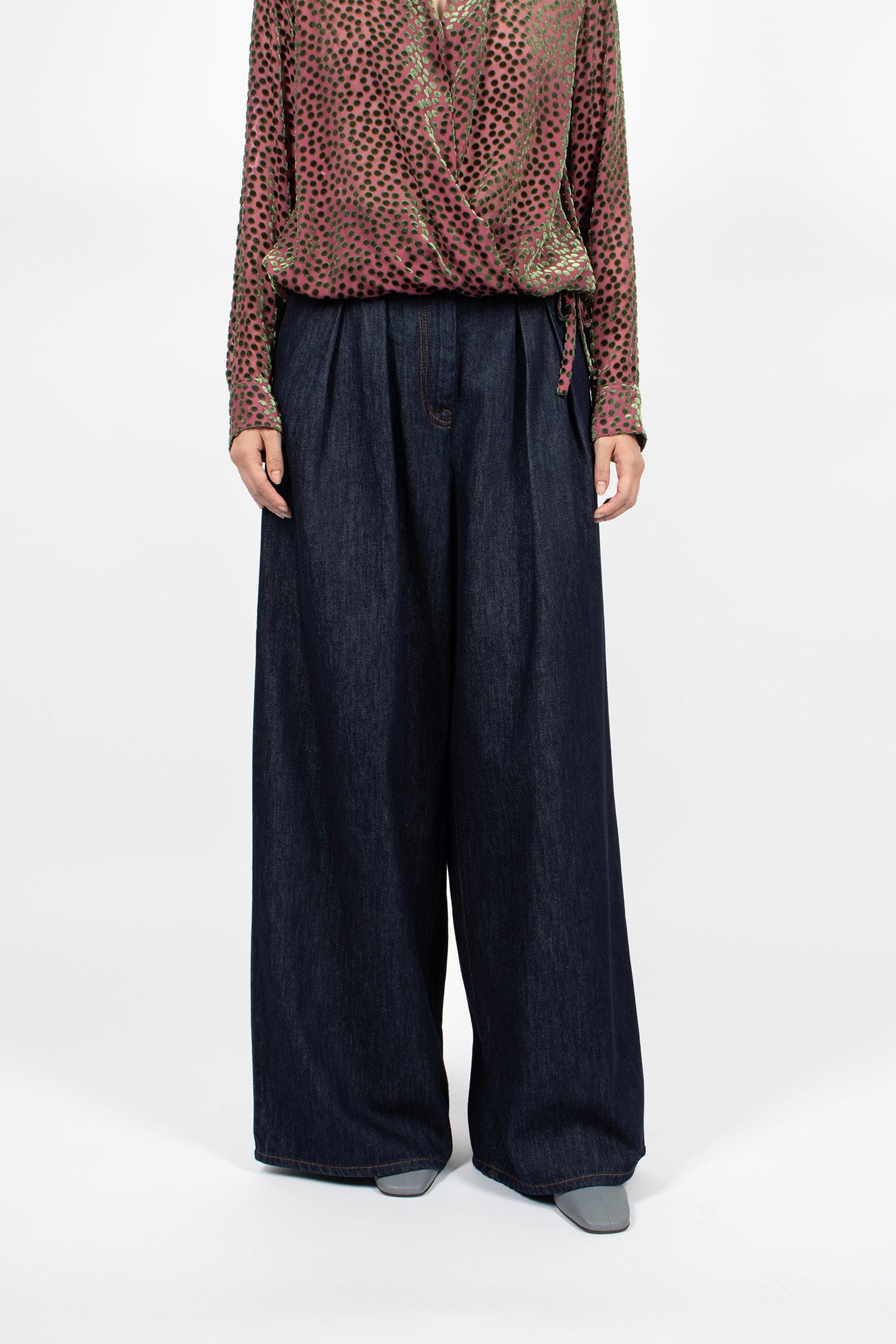 Wide Leg Jeans Indigo