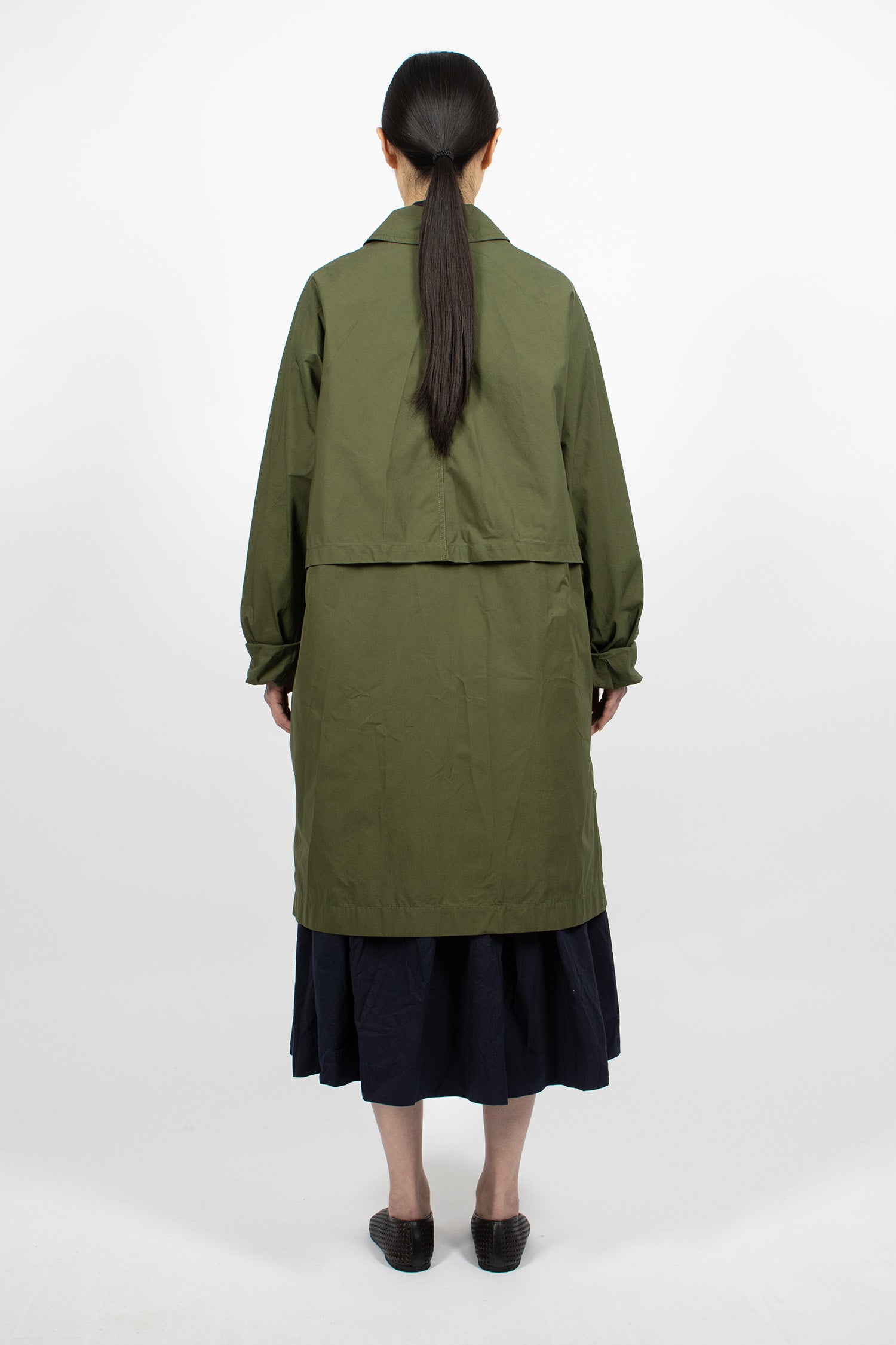 Peche Coat Olive