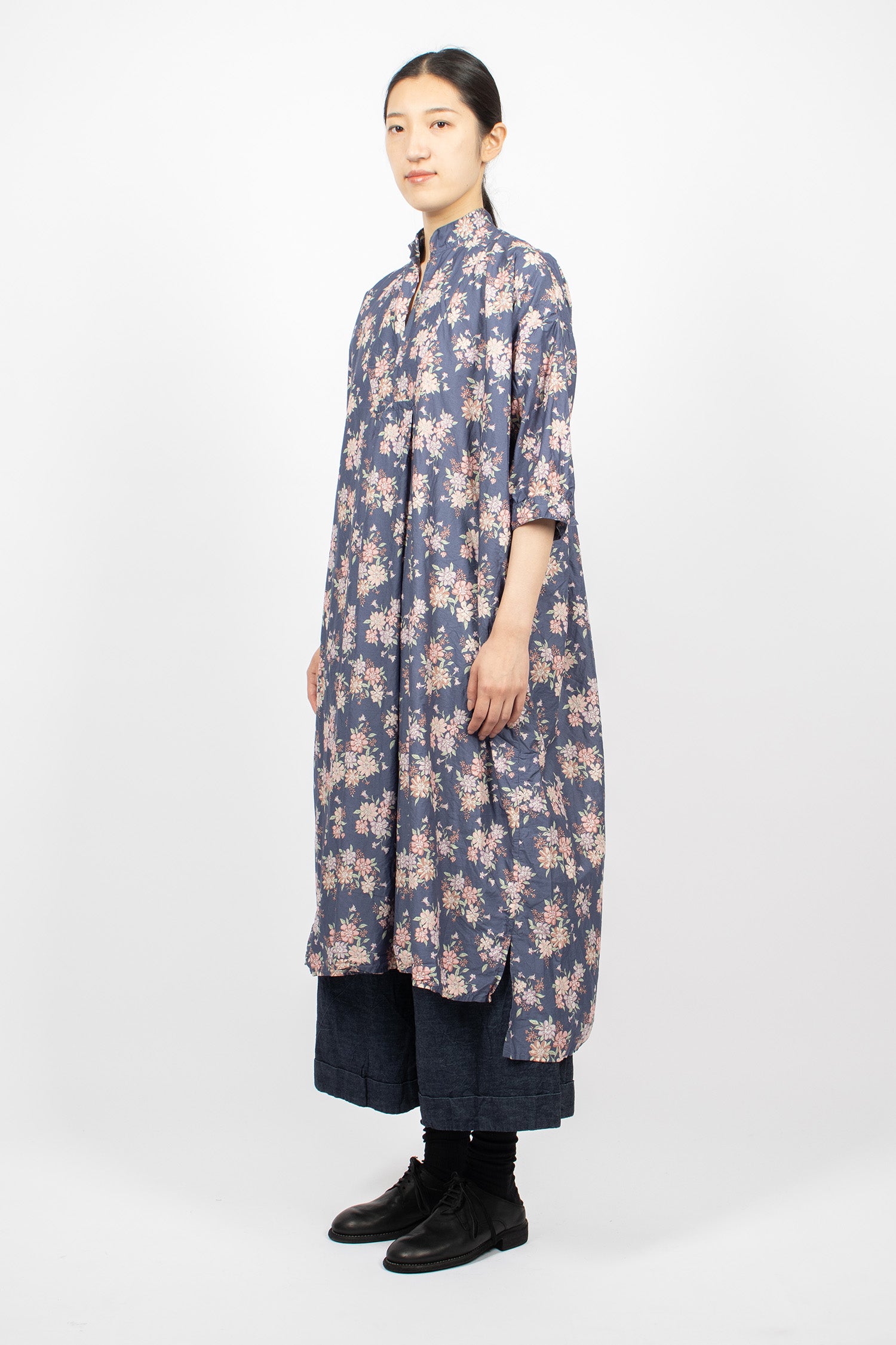 Kora Medium Shirt Liberty Blue Flower 1