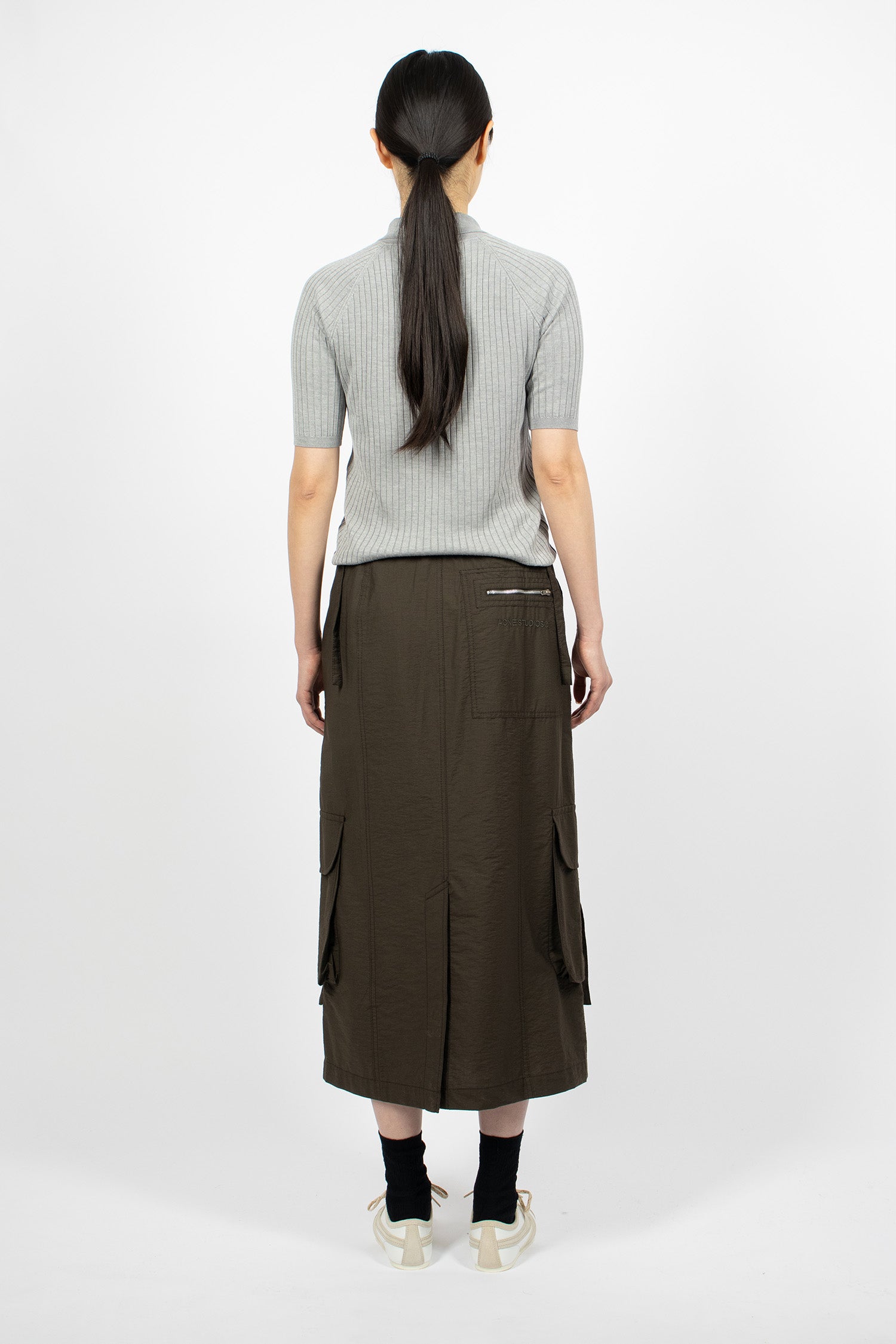 Cargo Skirt Dark Grey