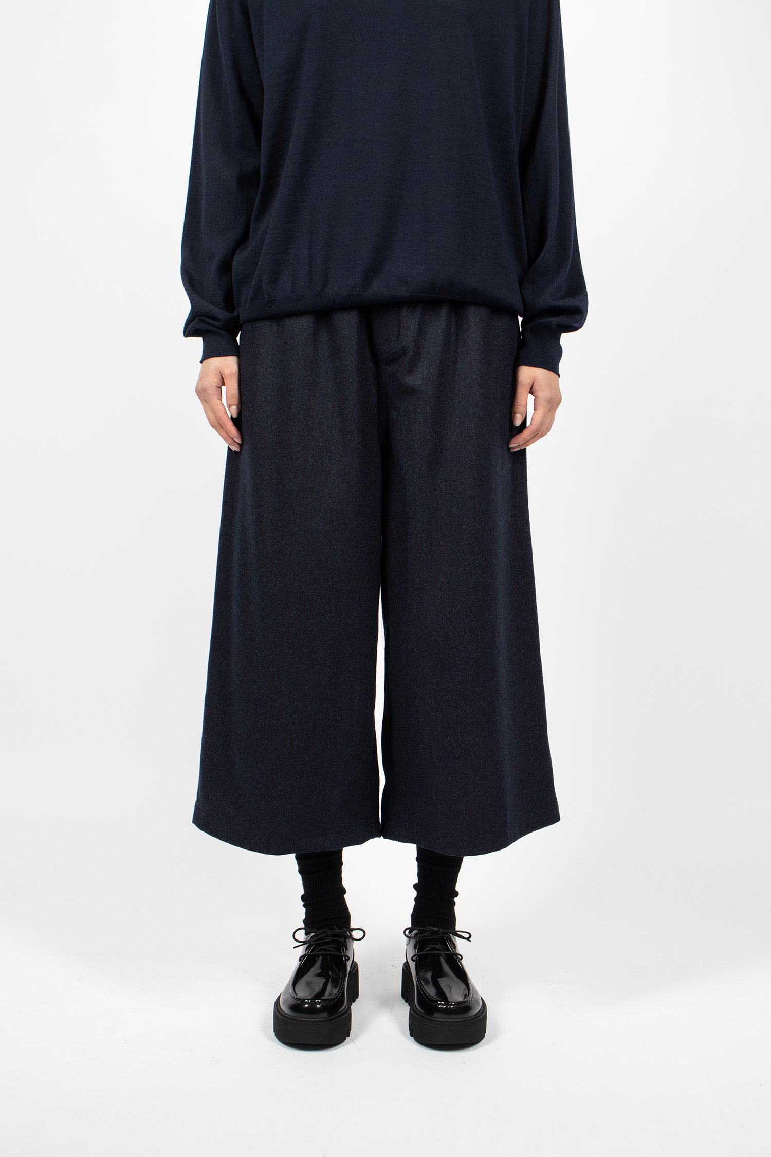 Ponce Wide Pants Indigo Melange