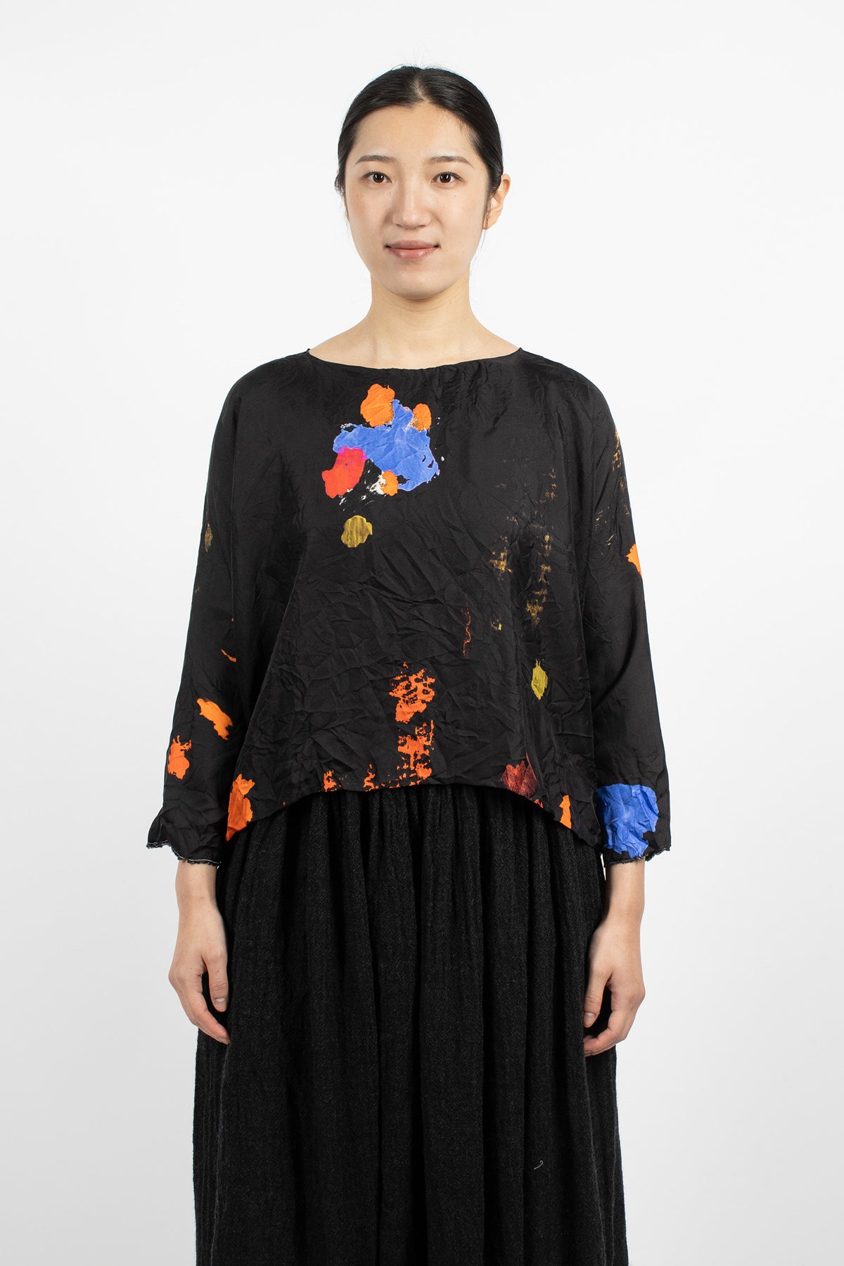Round Neck Shirt Due Drawing