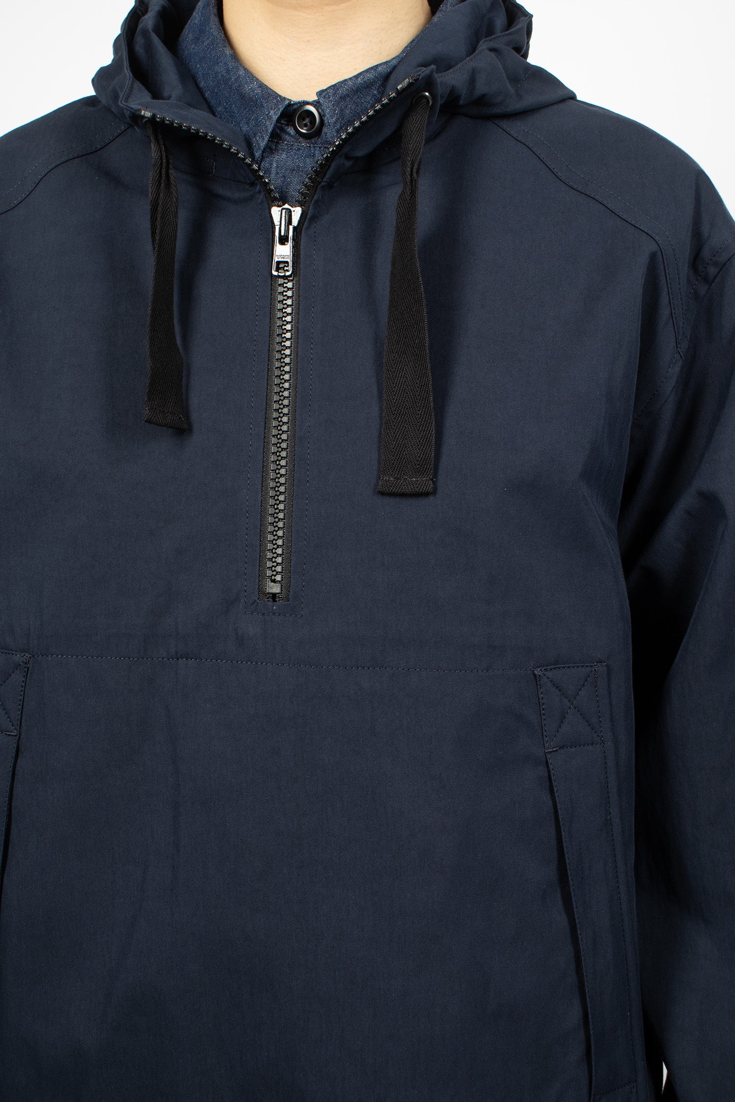 Hooded Windcheater Navy
