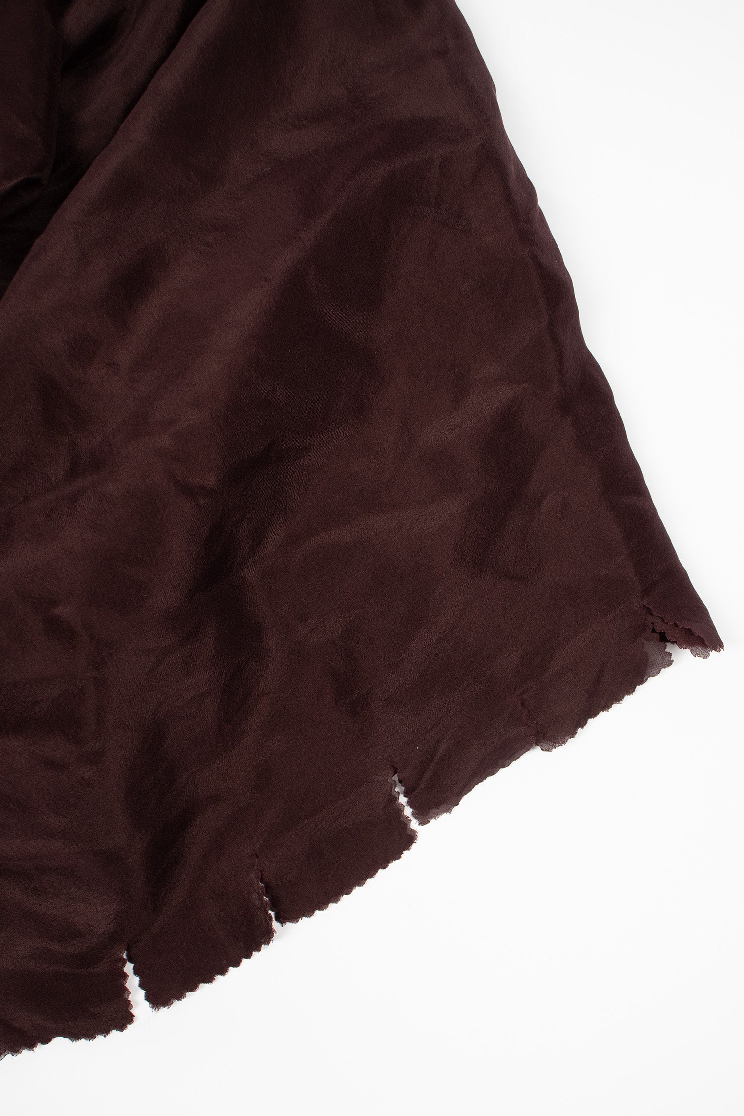 Silk Habotai Light Scarf Maroon