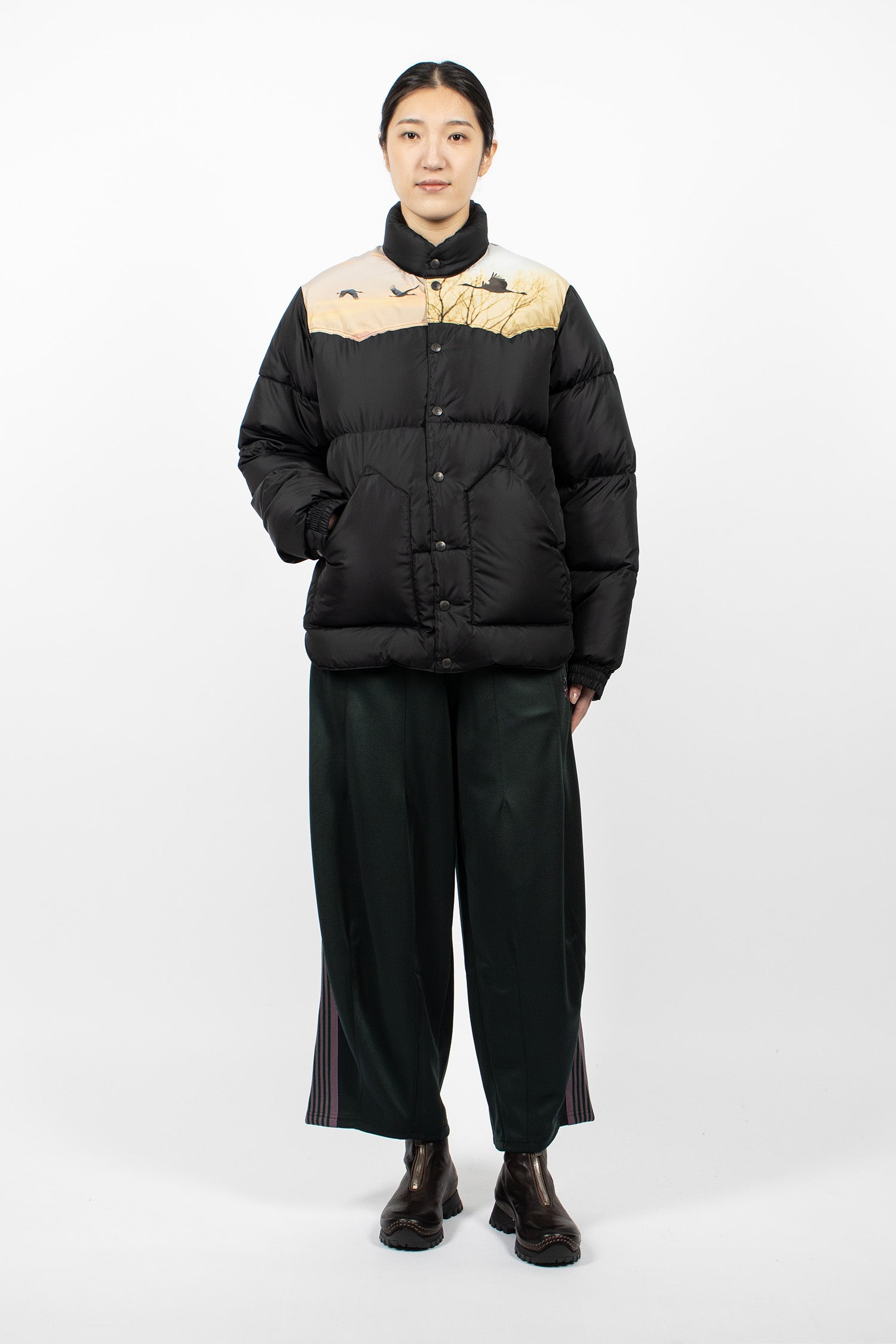 Needles x Rocky Mountain Down Jacket Black