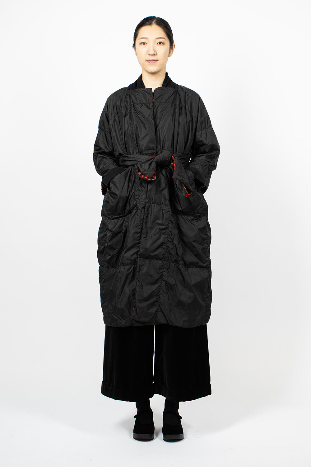 Quilted Reversible Coat Black/Red – Envoy of Belfast