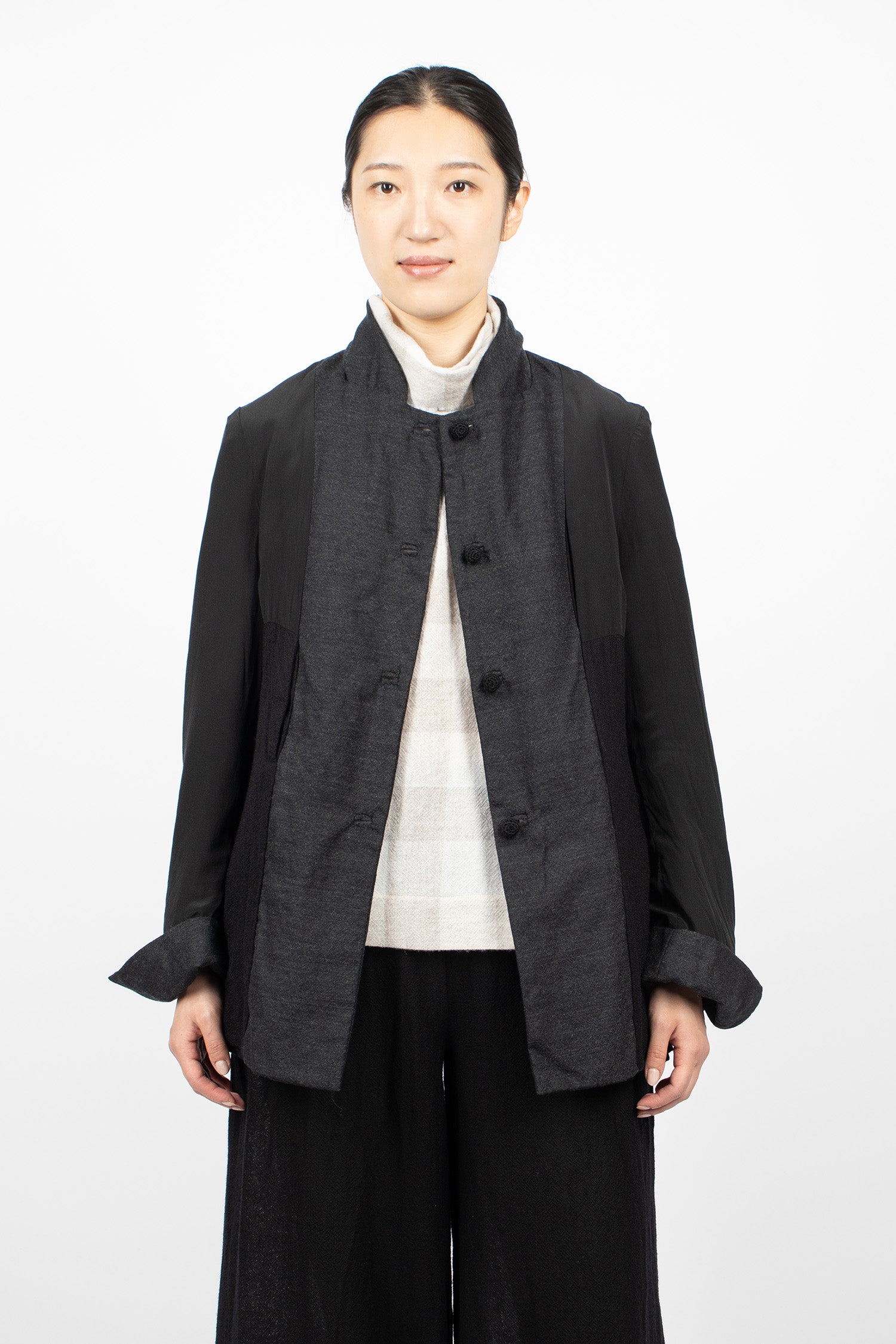 G Reversible Jacket Anthracite Black