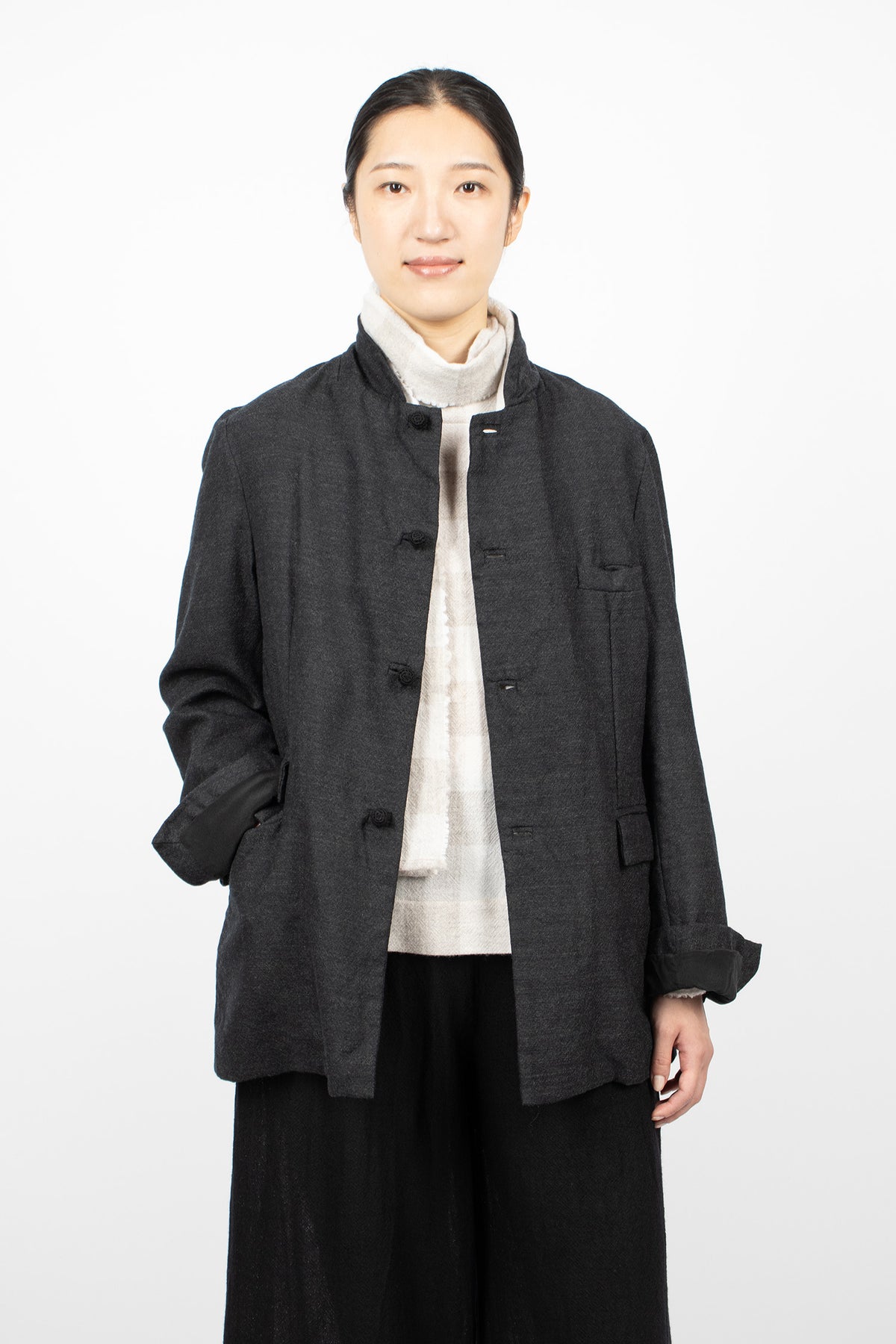 G Reversible Jacket Anthracite Black