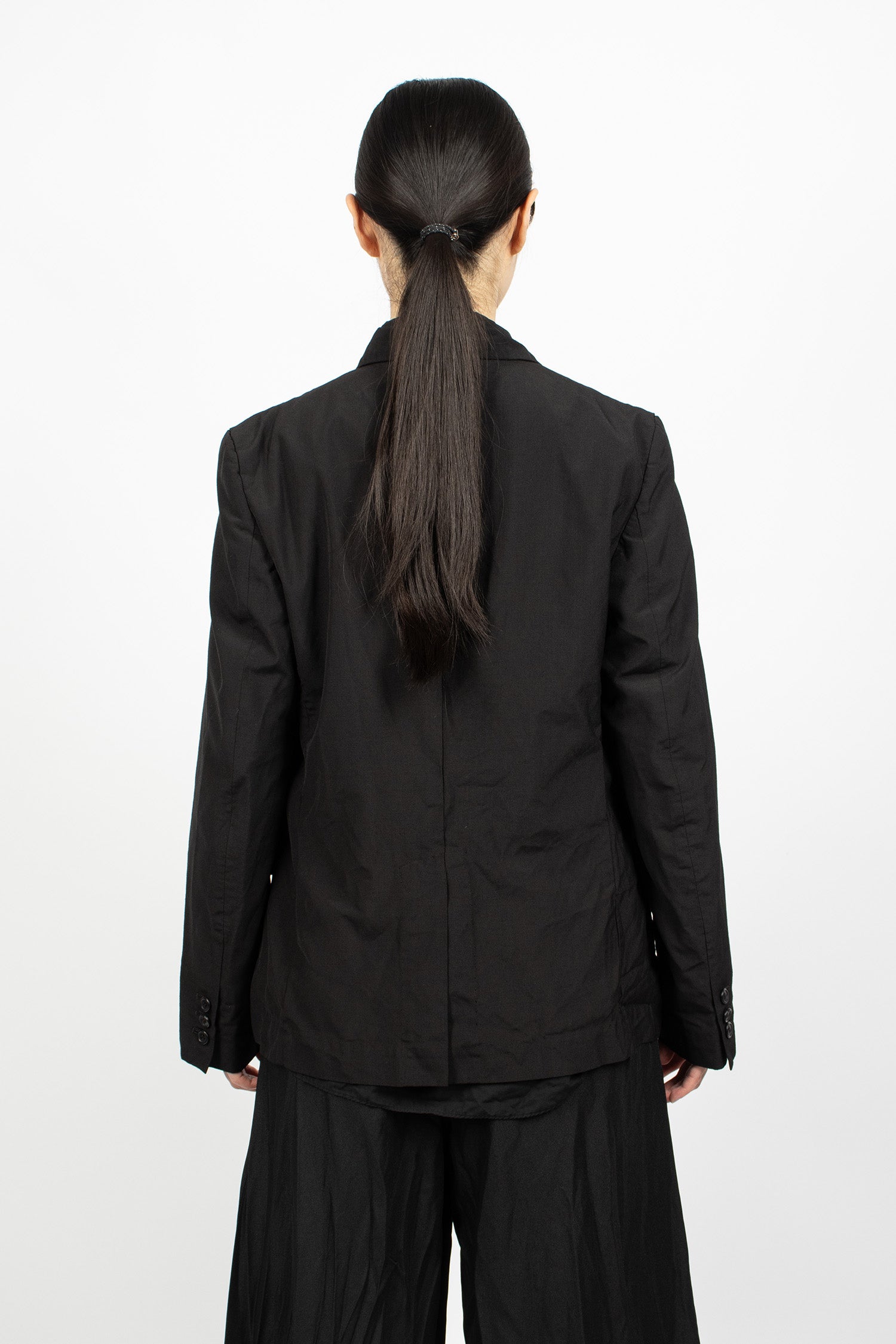 Frill Jacket Black