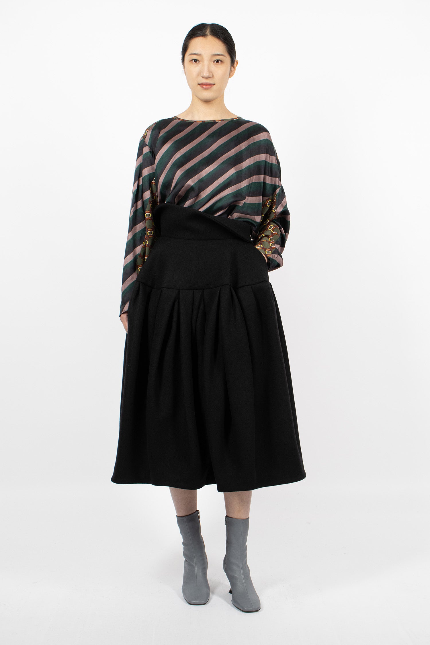 High Waisted Skirt Black