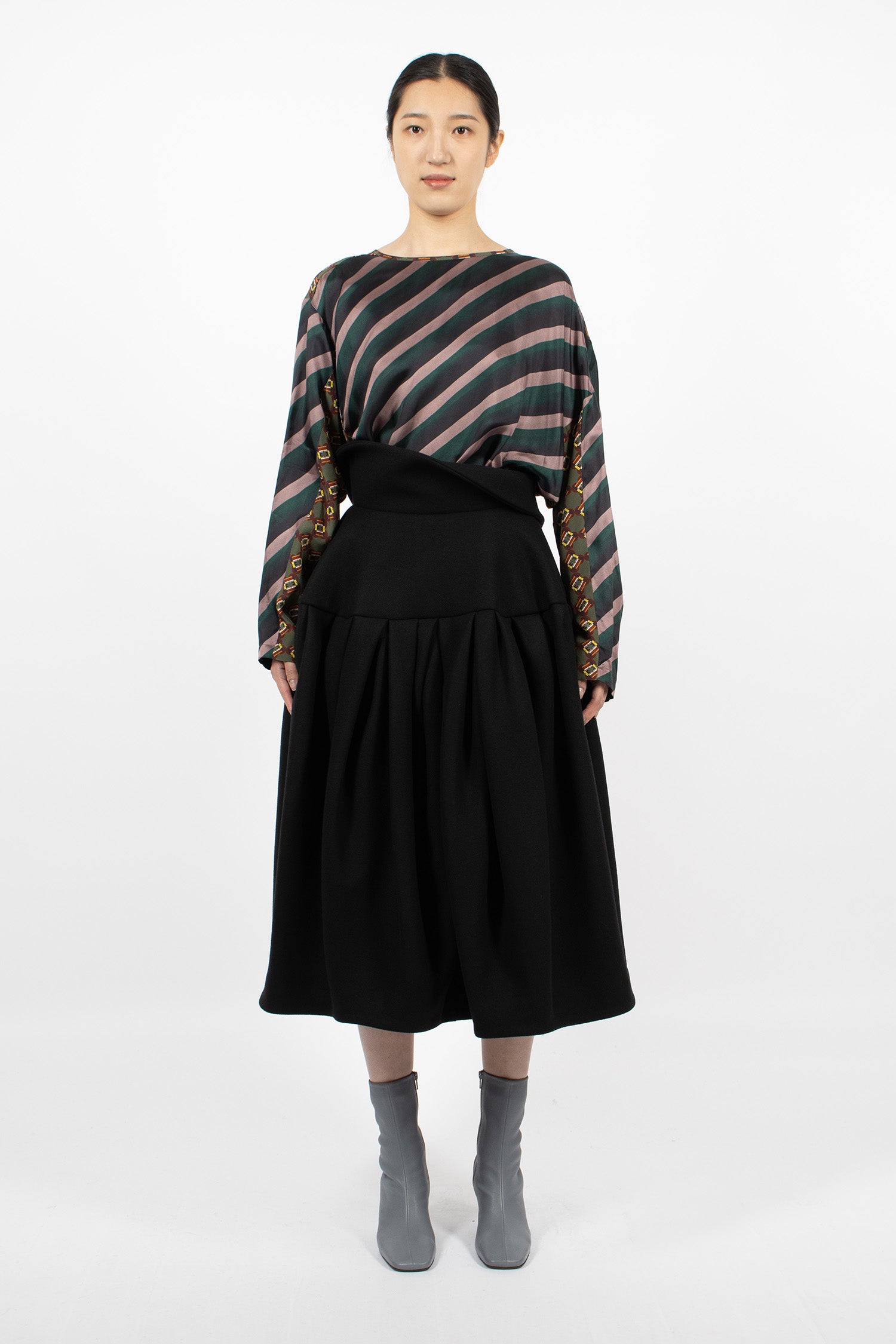 High Waisted Skirt Black