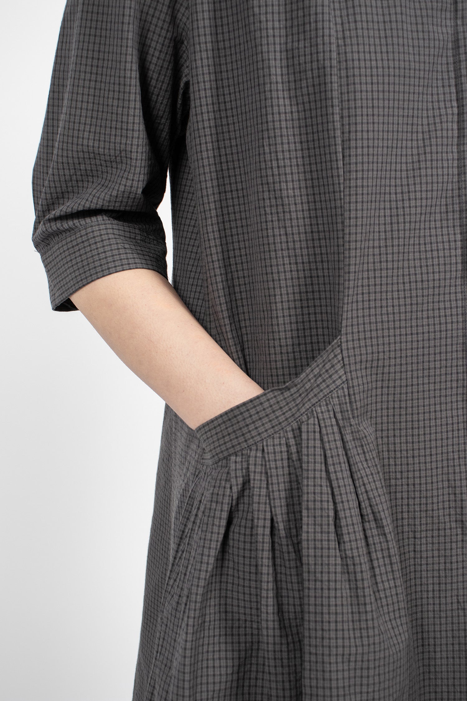 Sally Dress Grey Check