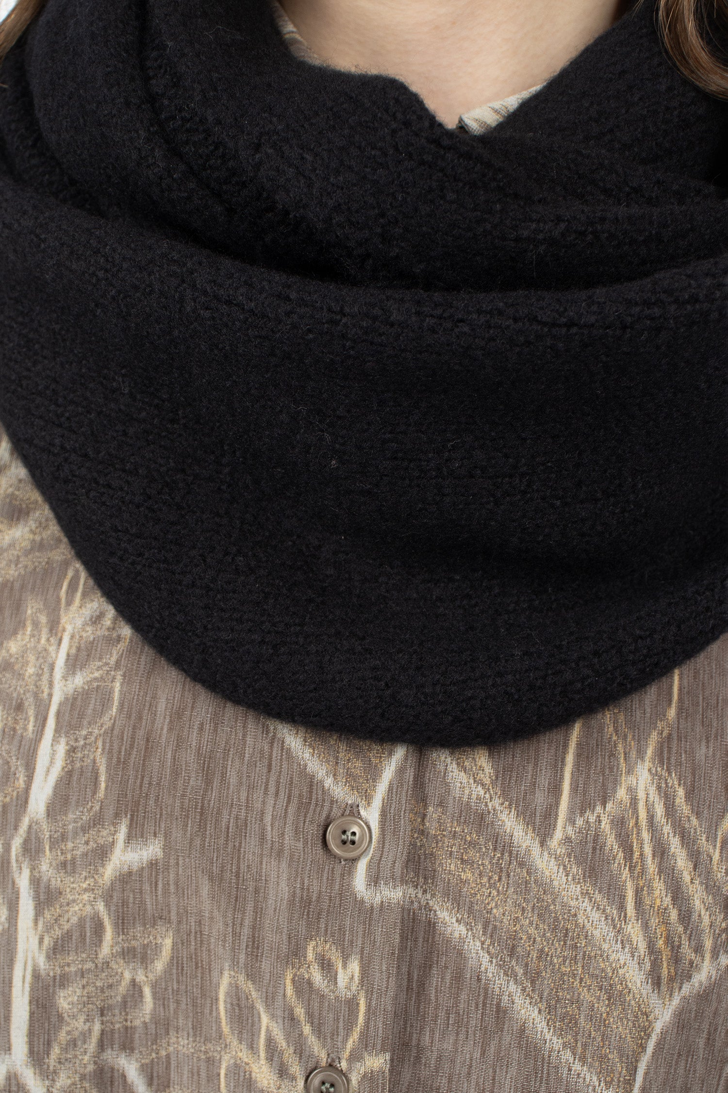Softy Loop Scarf Black