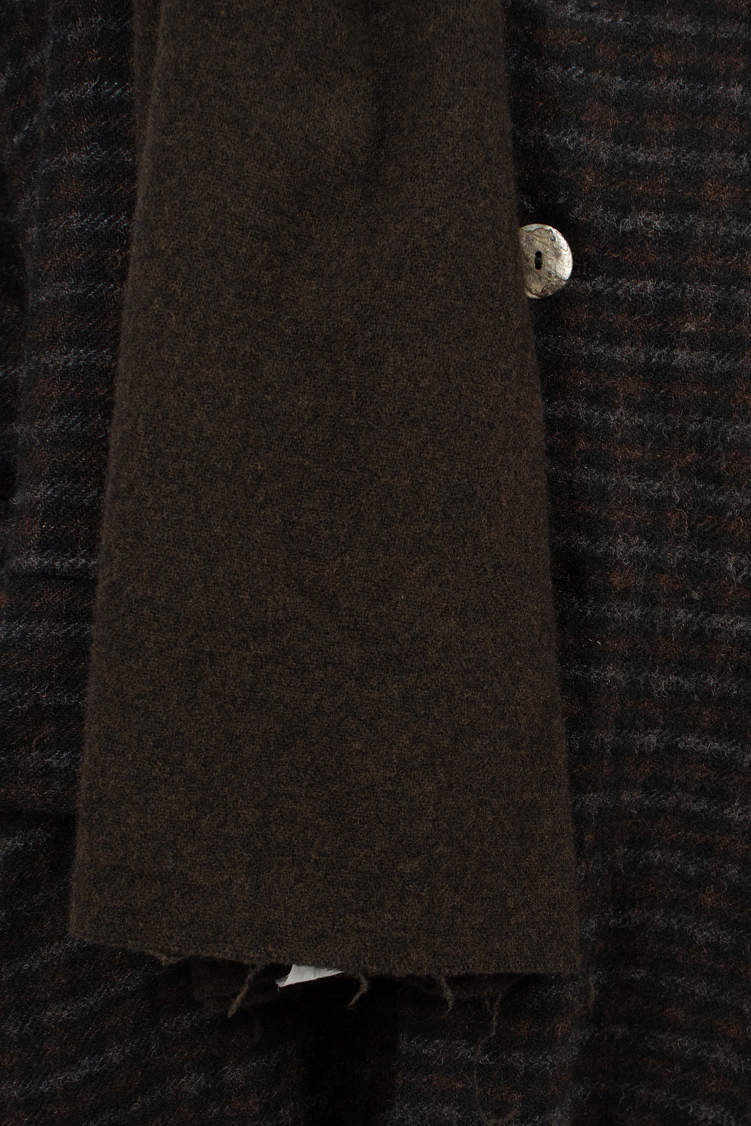 UP#94_31 Upcycled Soft Scarf Chocolate