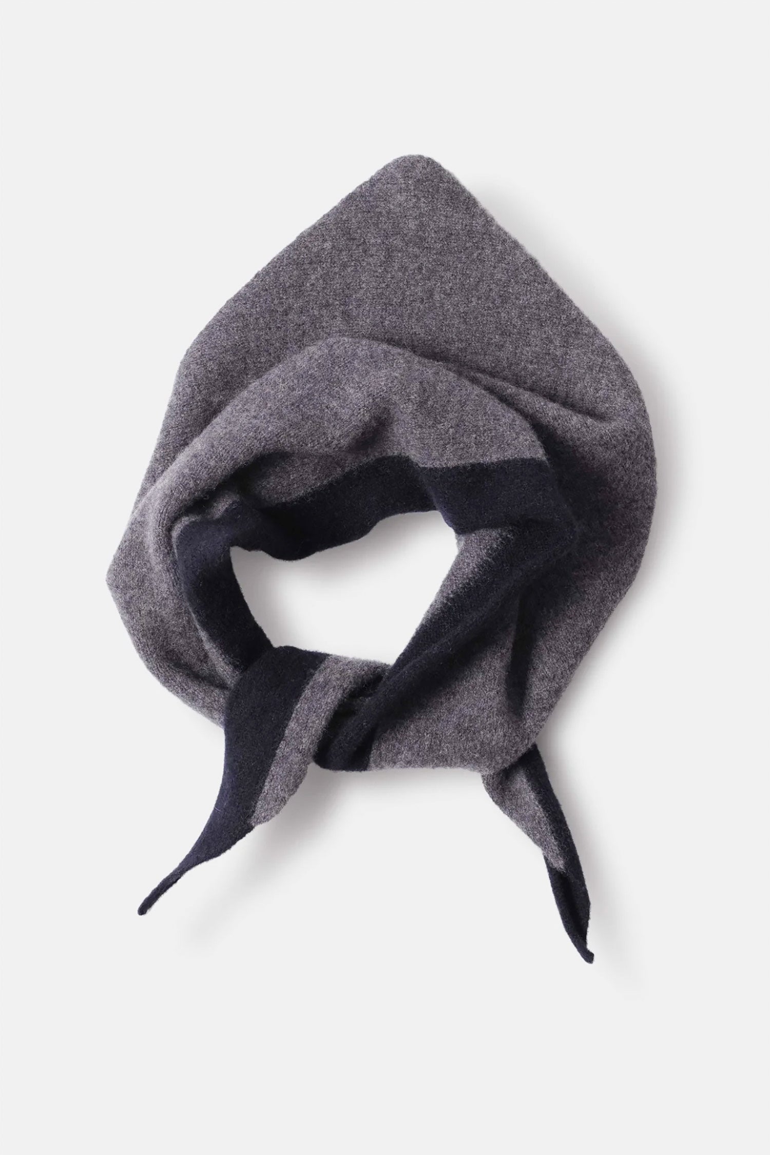 Tipped Scout Scarf Grey/Ink