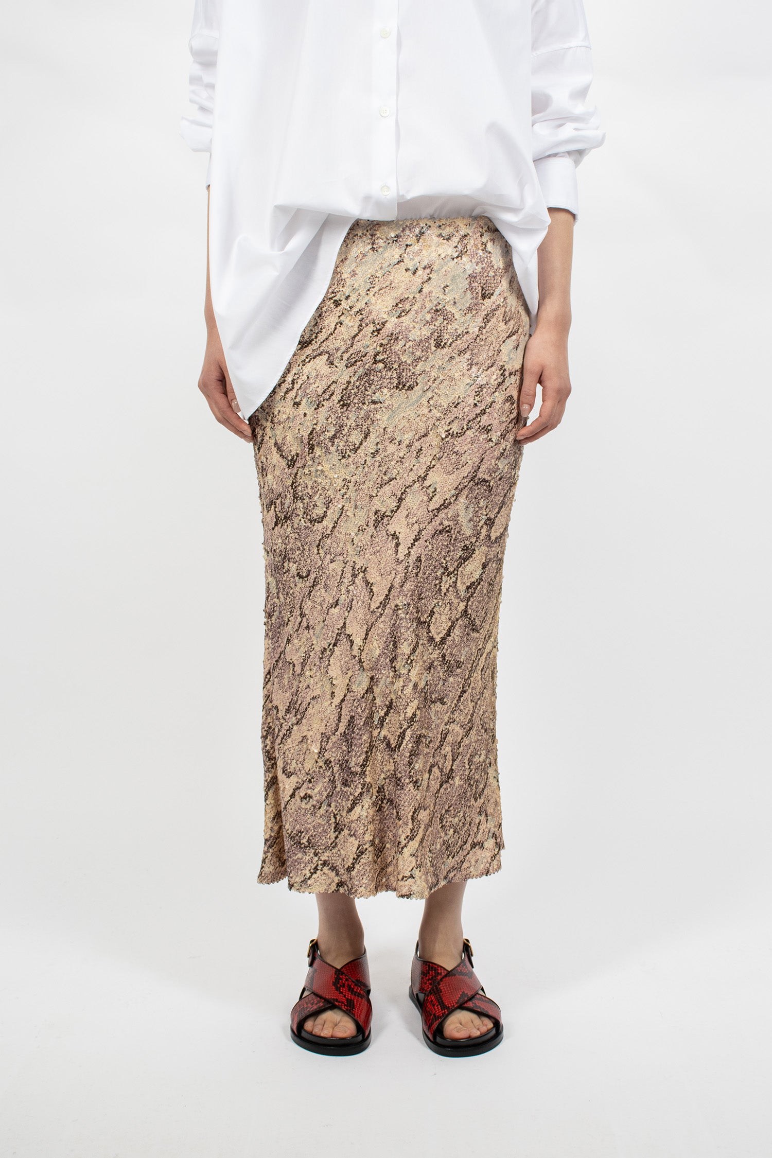 Embellished Skirt Lilac