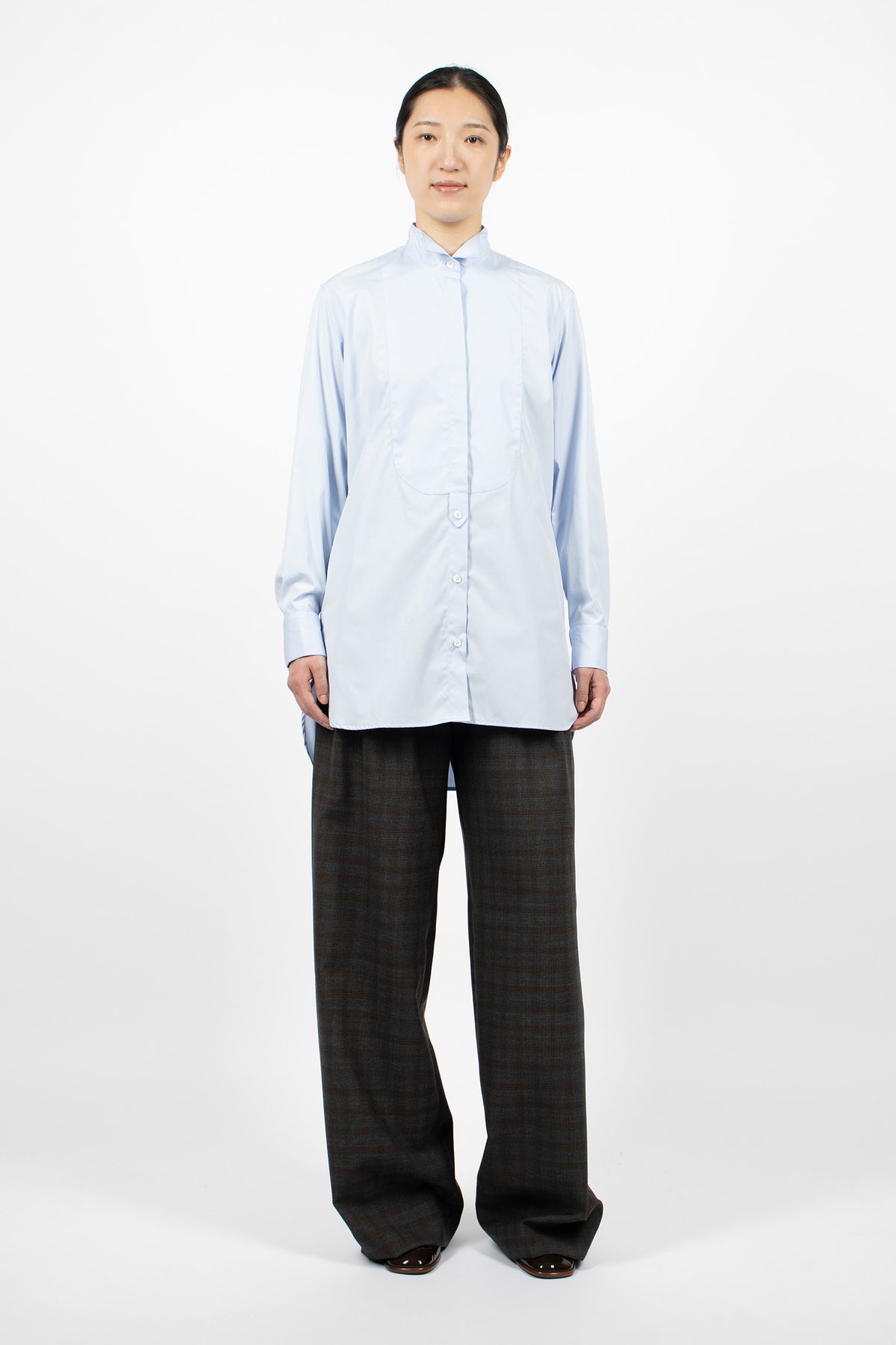 Cotton Poplin Shirt Light Blue