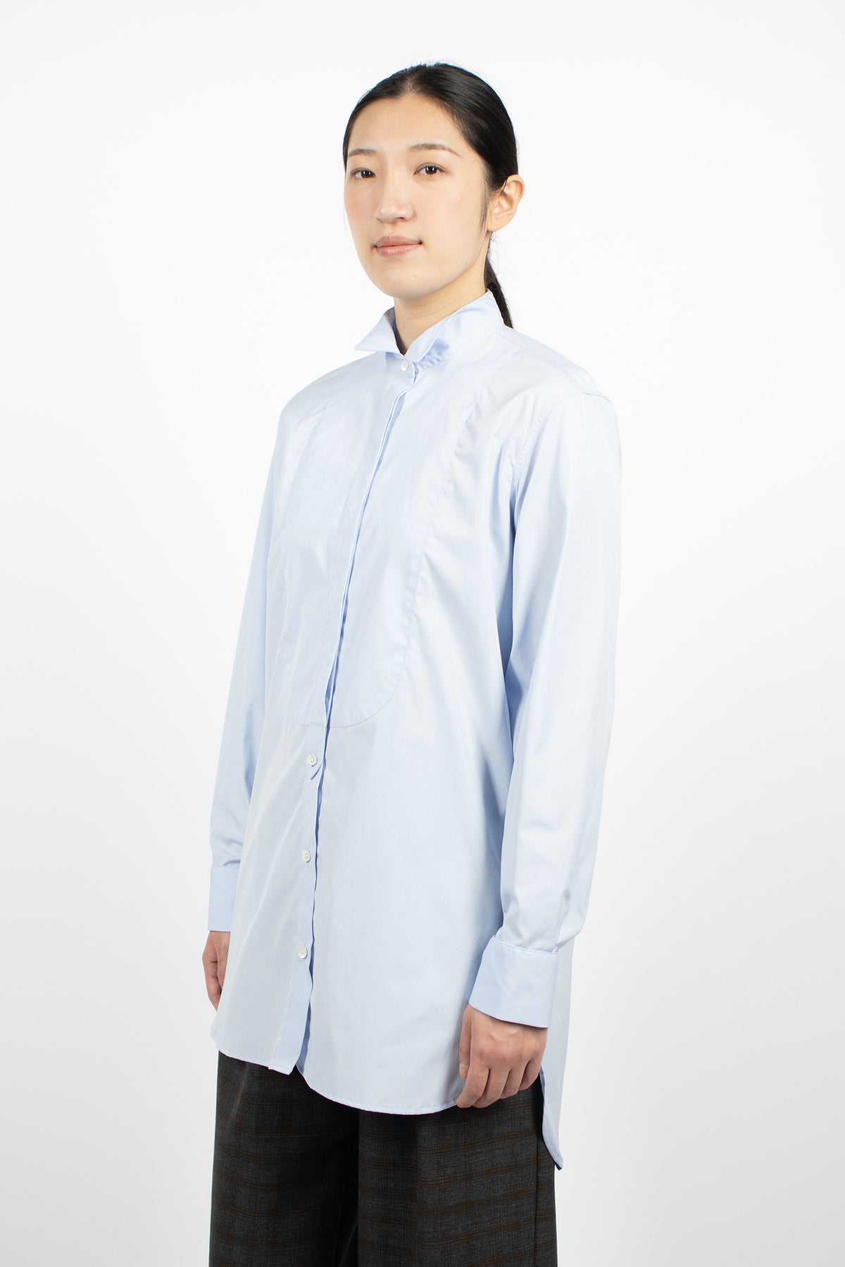 Cotton Poplin Shirt Light Blue