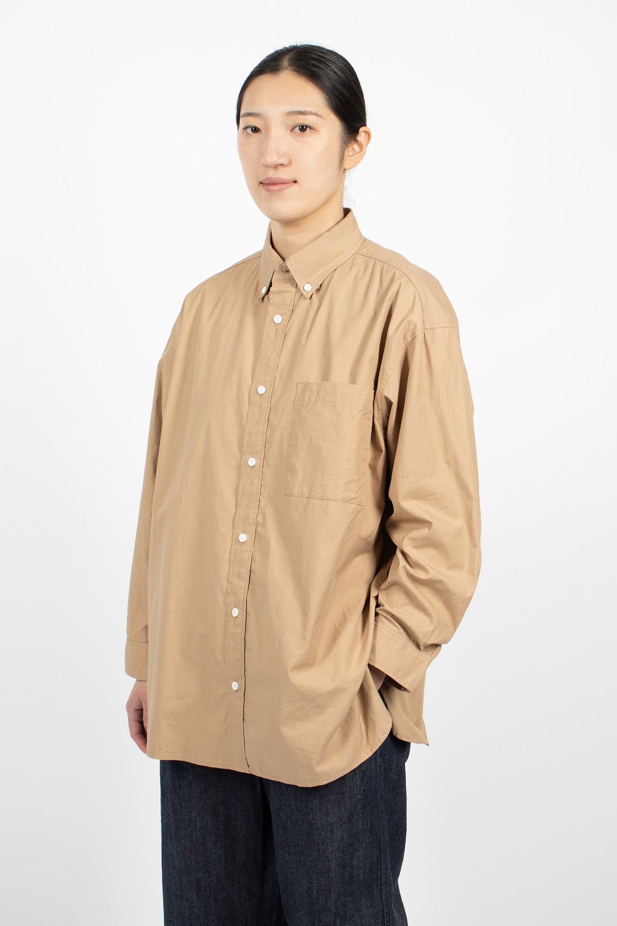 Baggy B.D Shirt Camel