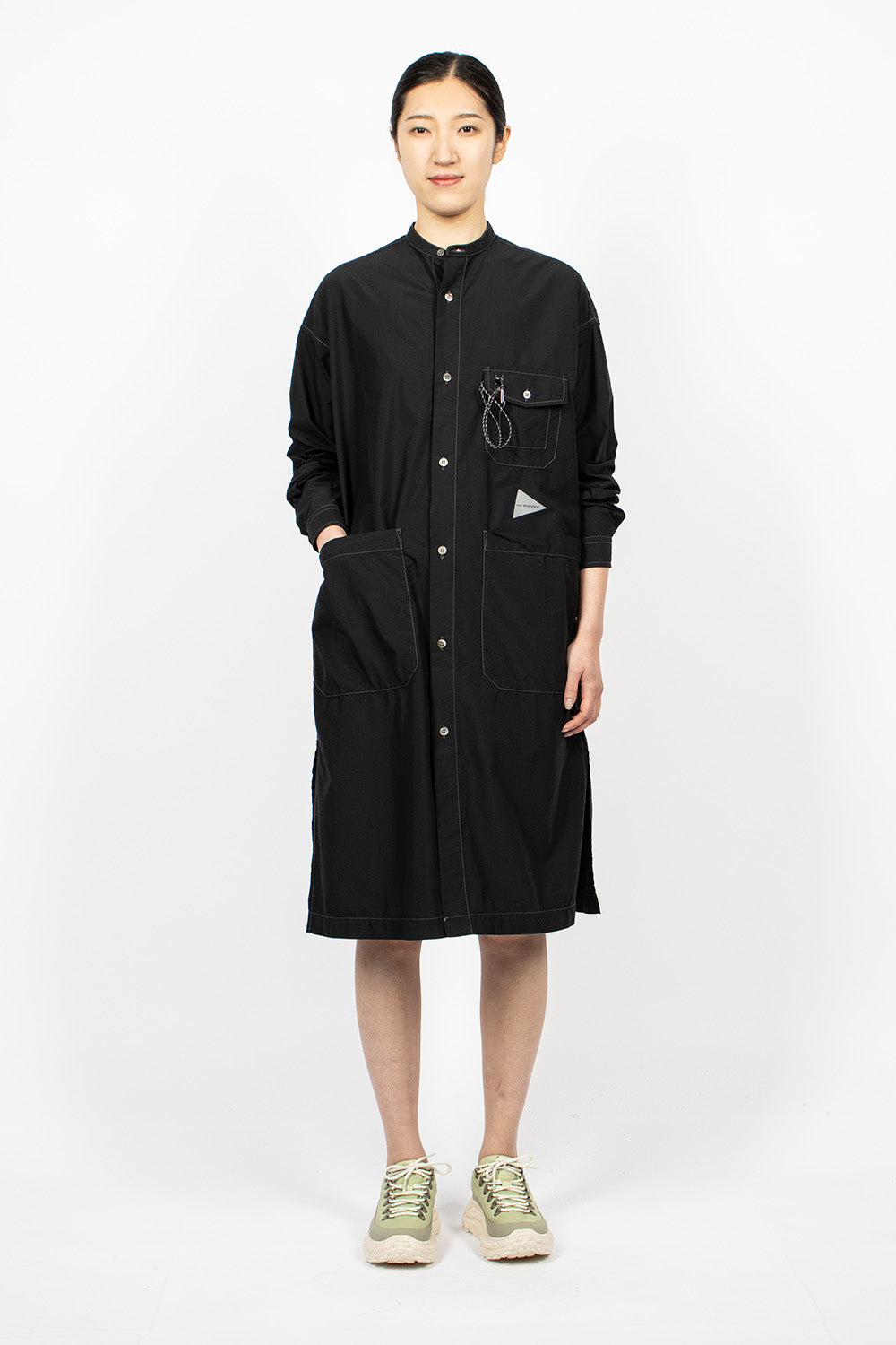 Cordura Typewriter Long Shirt Black