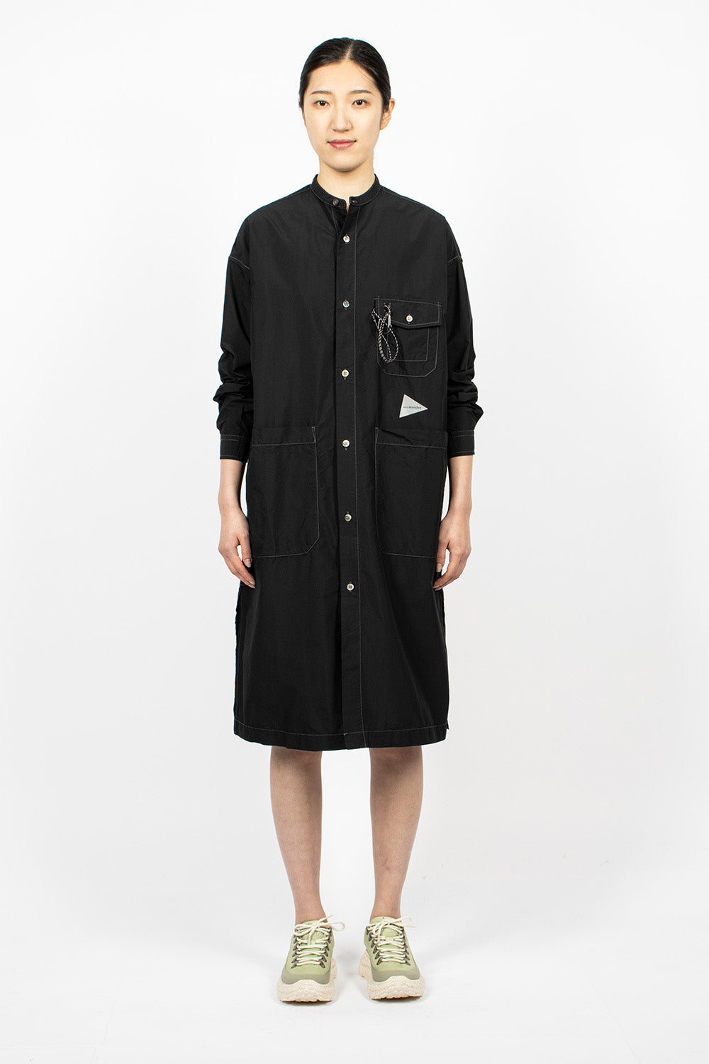 Cordura Typewriter Long Shirt Black