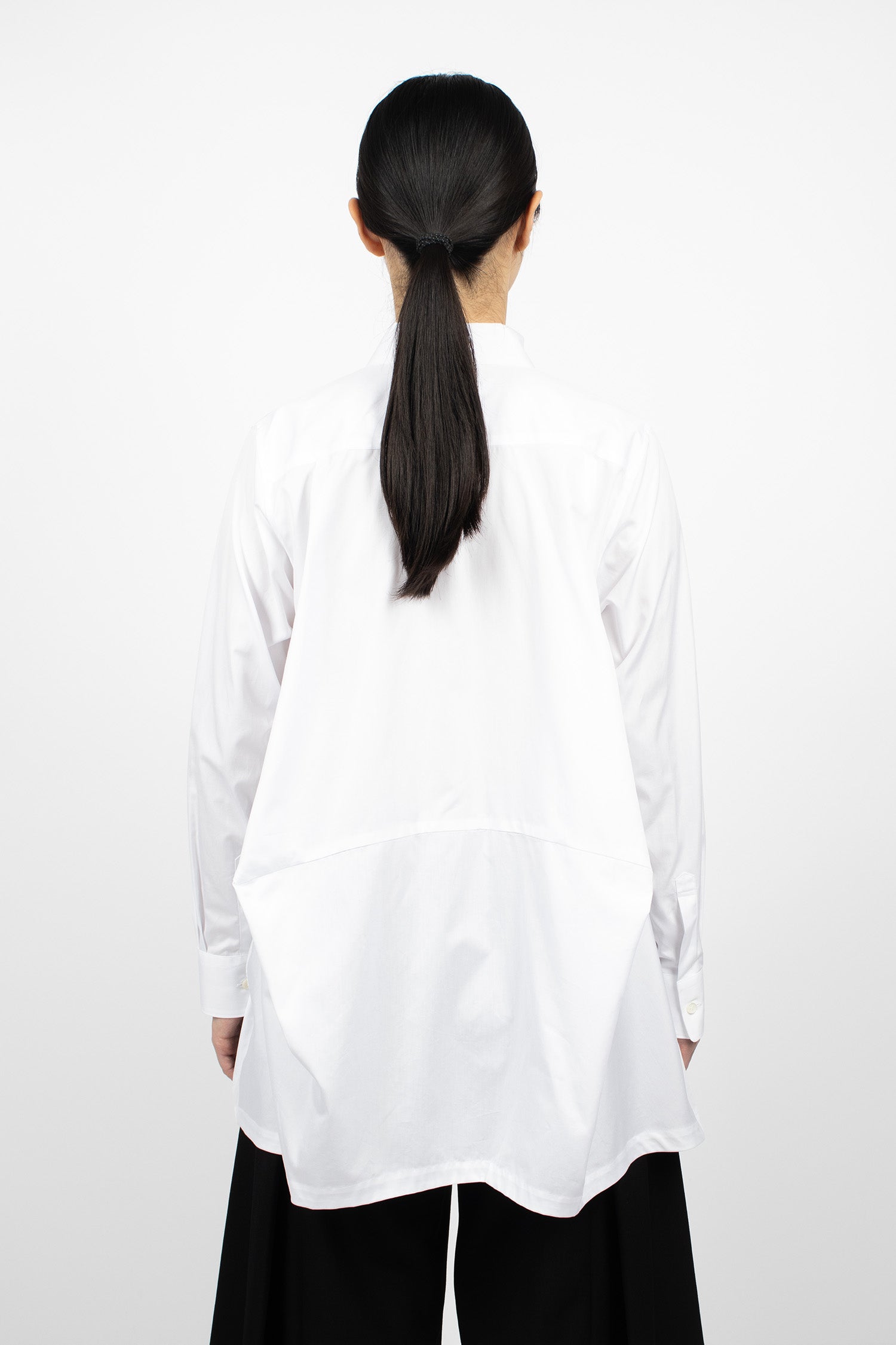Balloon Long Shirt White