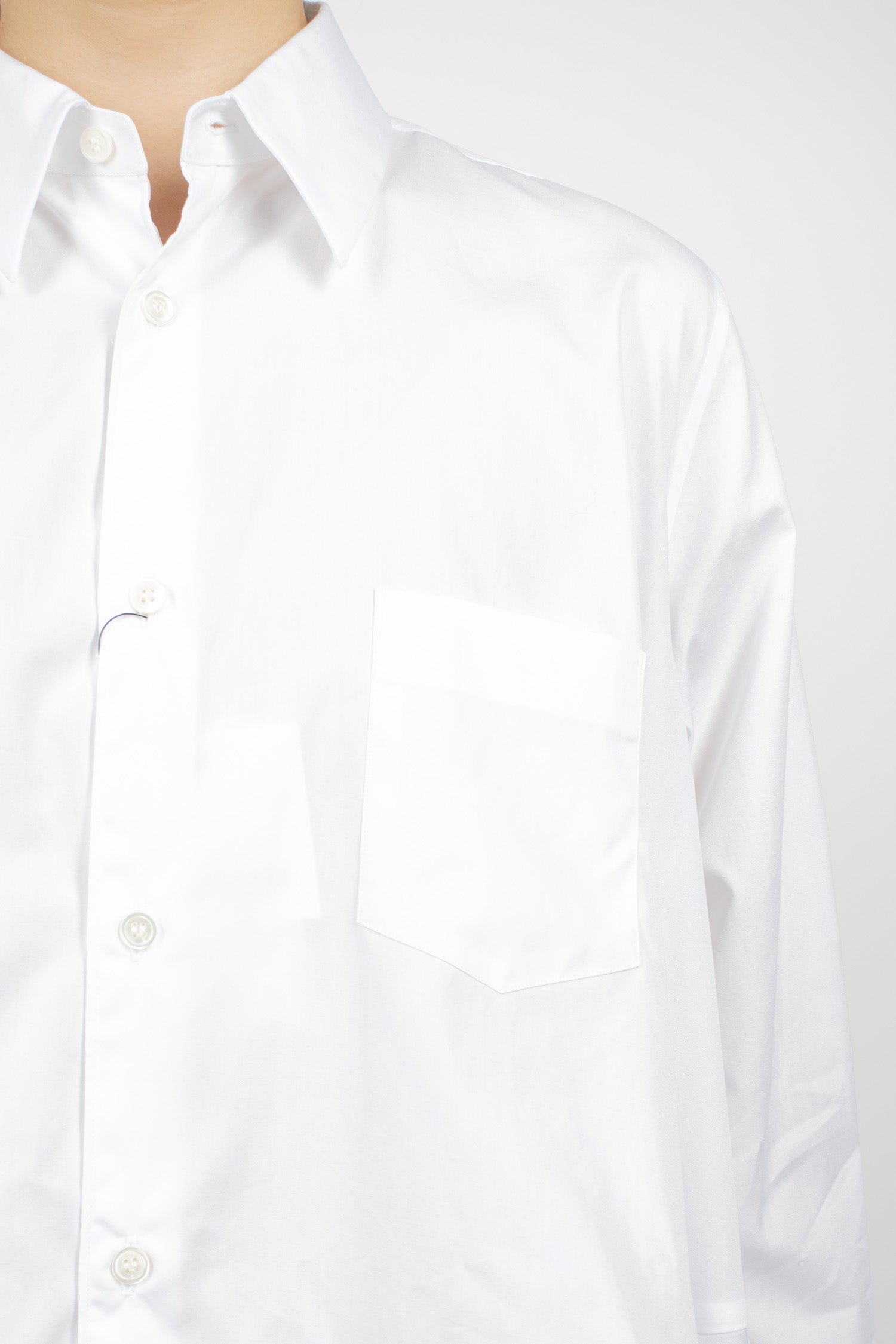 Balloon Long Shirt White