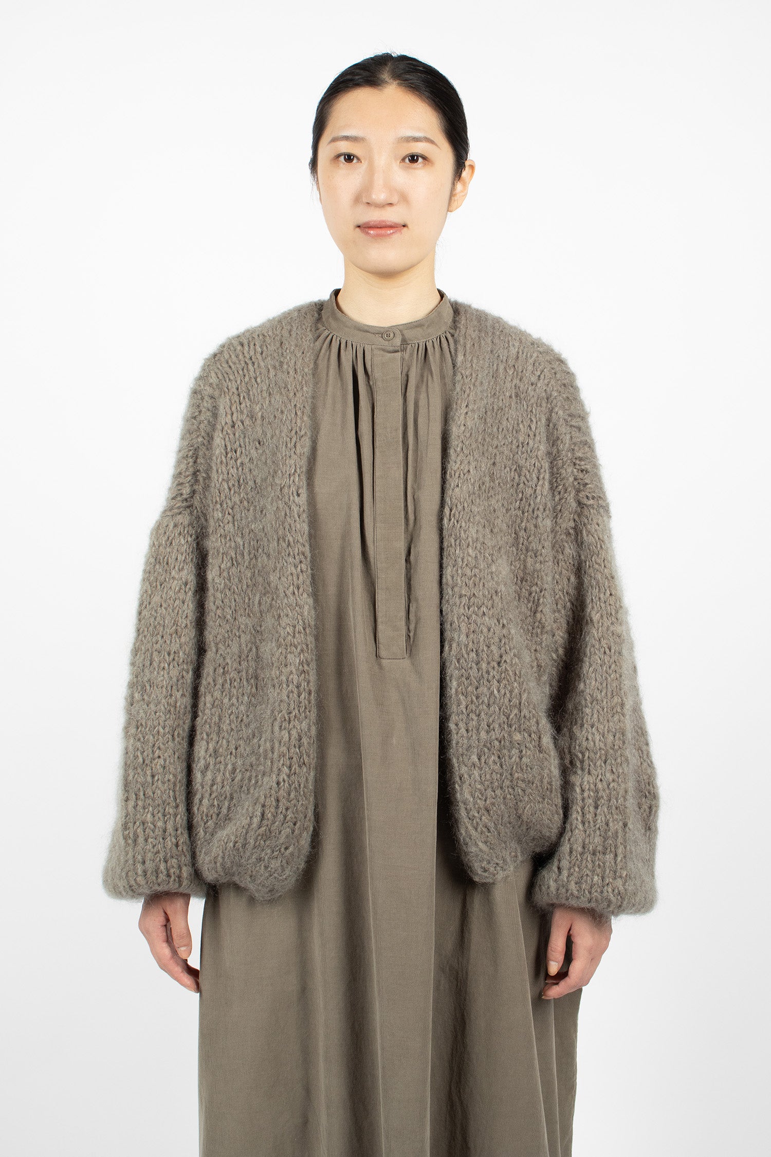 Short Cardigan Khaki