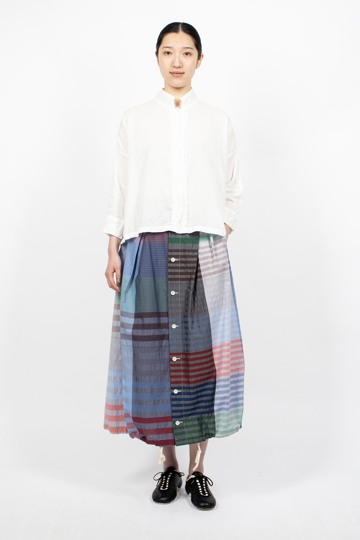 Tuck Skirt Multicolour Big Plaid