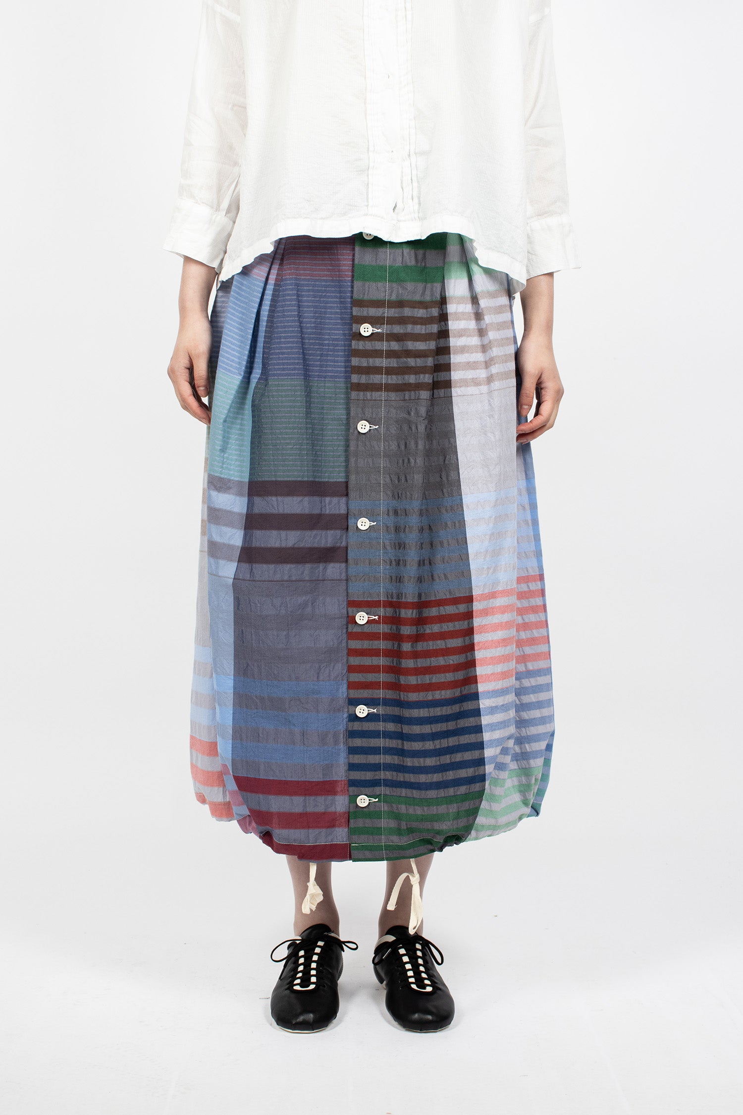 Tuck Skirt Multicolour Big Plaid
