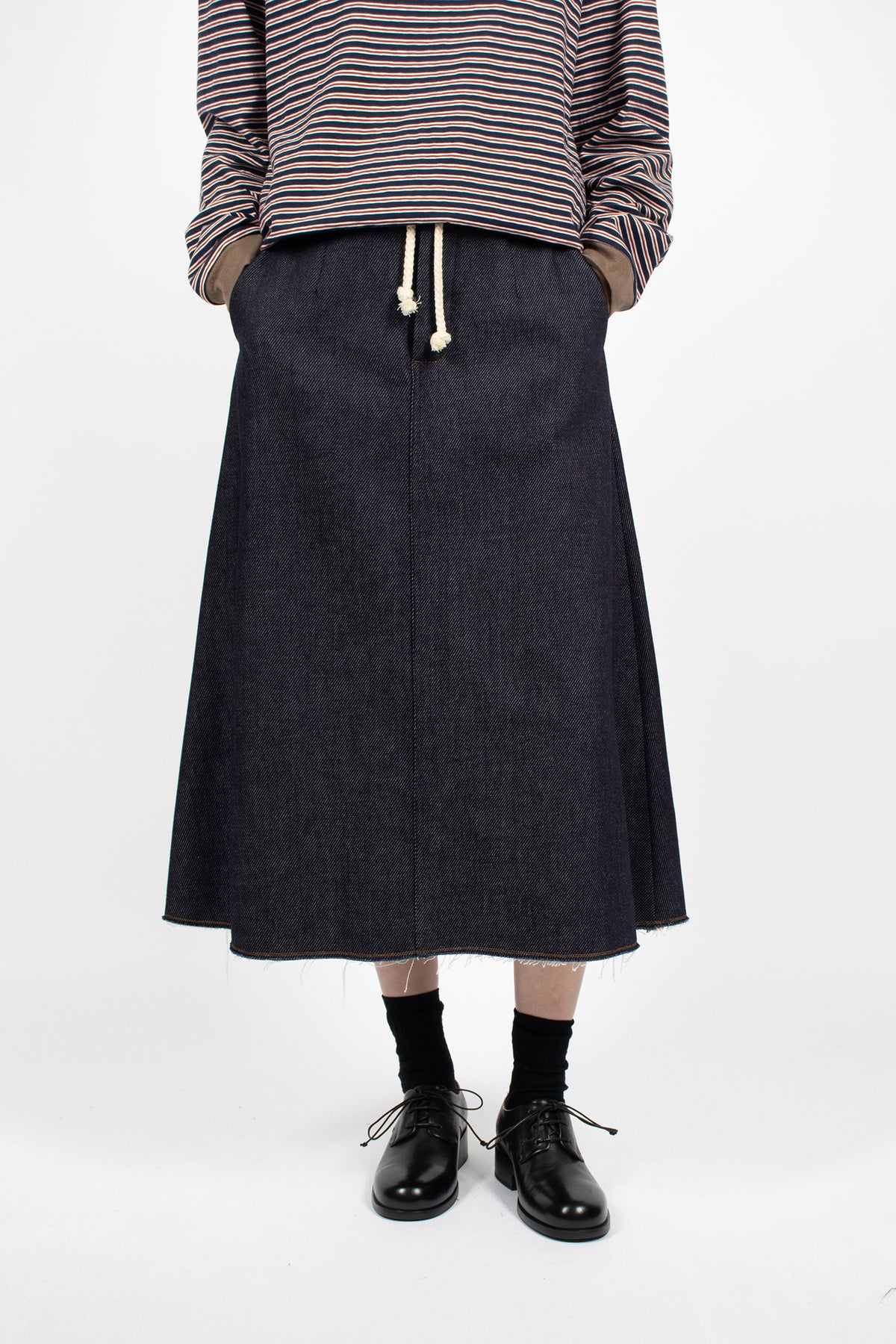 Soof Skirt Navy Denim