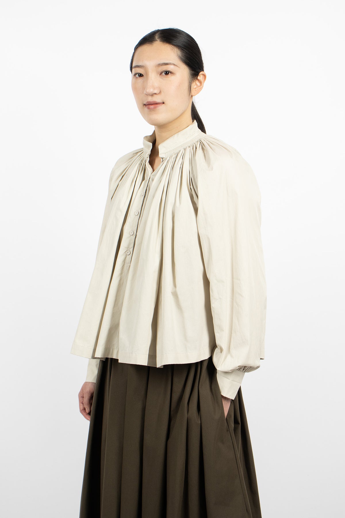 Anne Limited Shirt Greige
