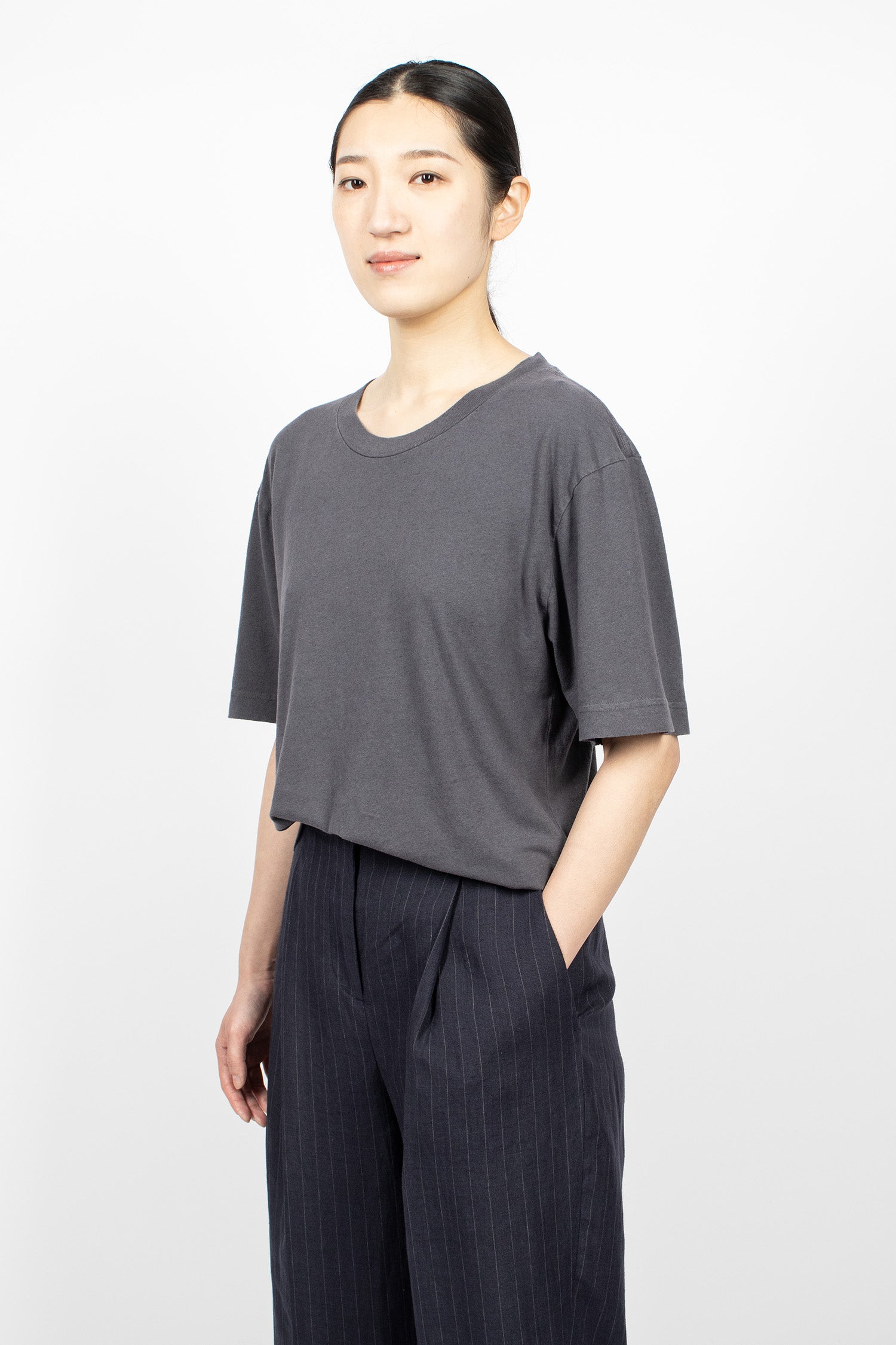 Simple T-Shirt Slate Blue