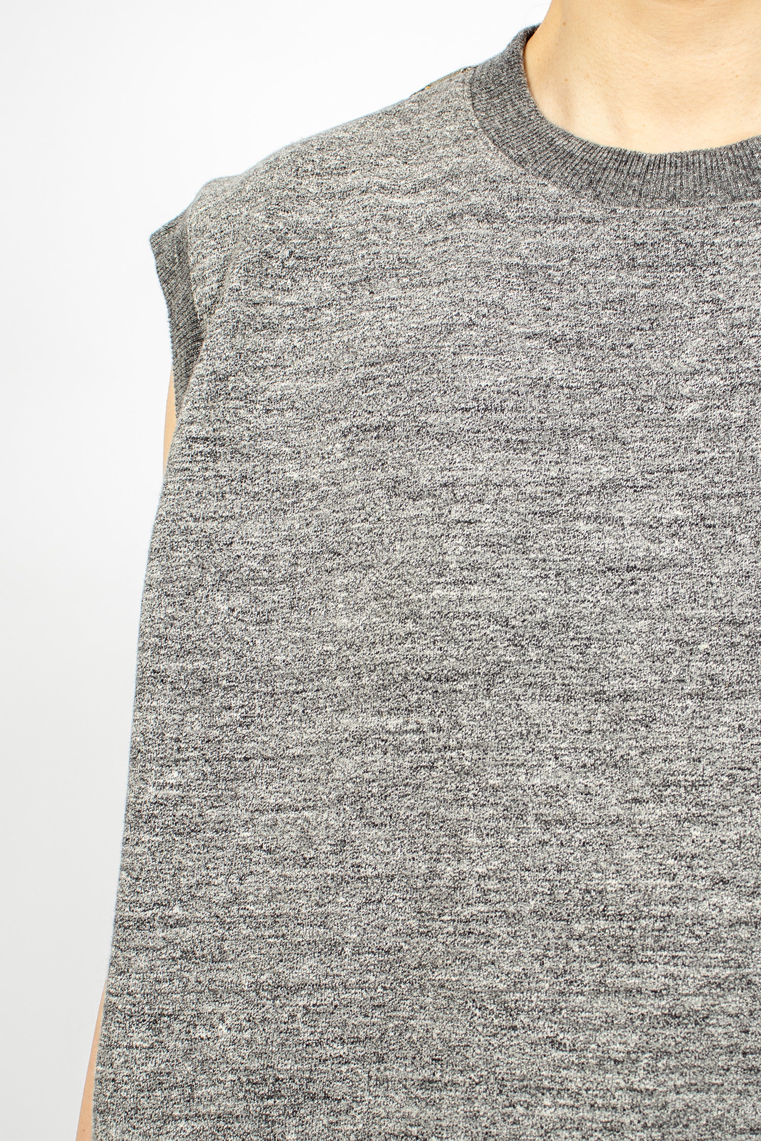 Kountry Patchwork Big Vest Charcoal