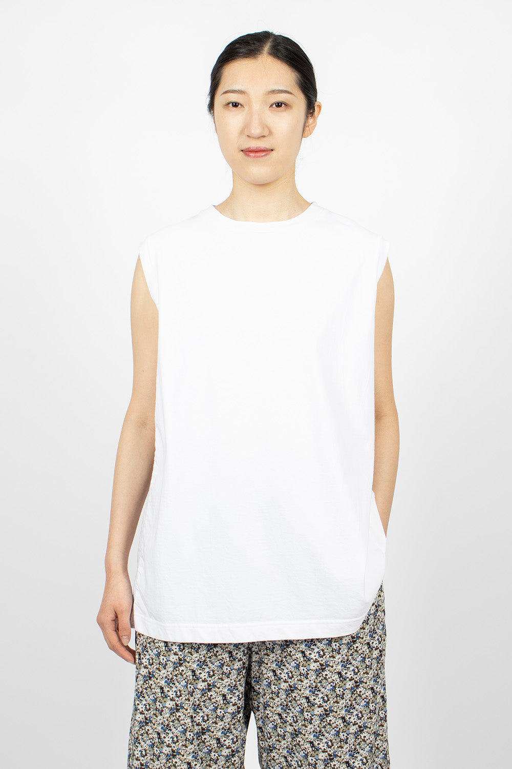S/Less Combination T-Shirt Optical White