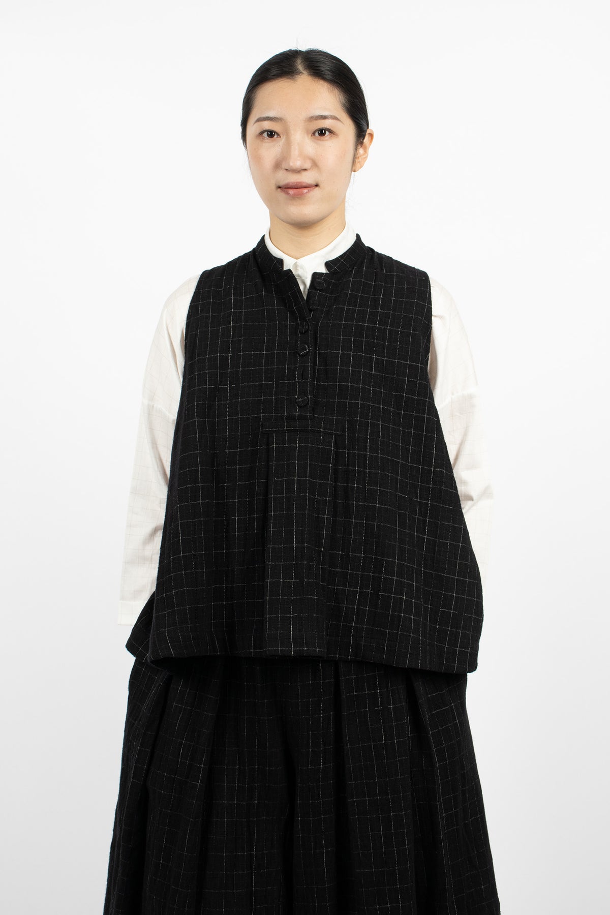 Isabelle Waistcoat Black/White