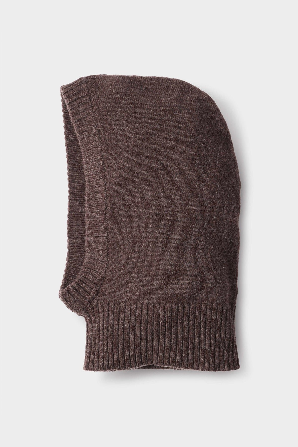 Felted Hood Chocolate