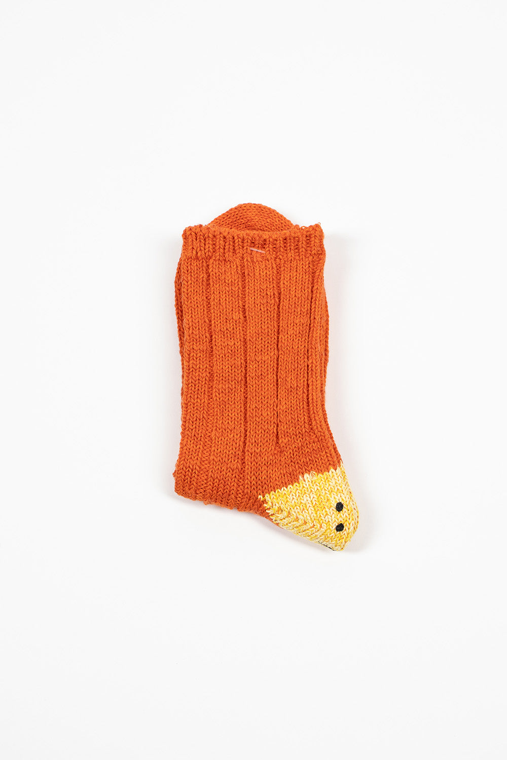 EK-1582 Ivy Rainbowy Happy Heel Socks Orange
