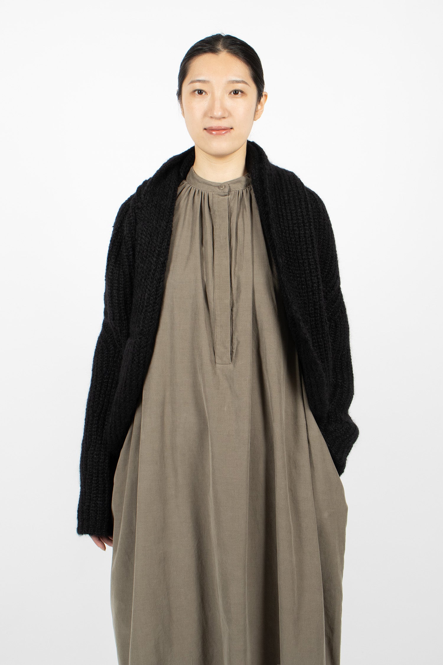 Soft Moh Bolero  Black