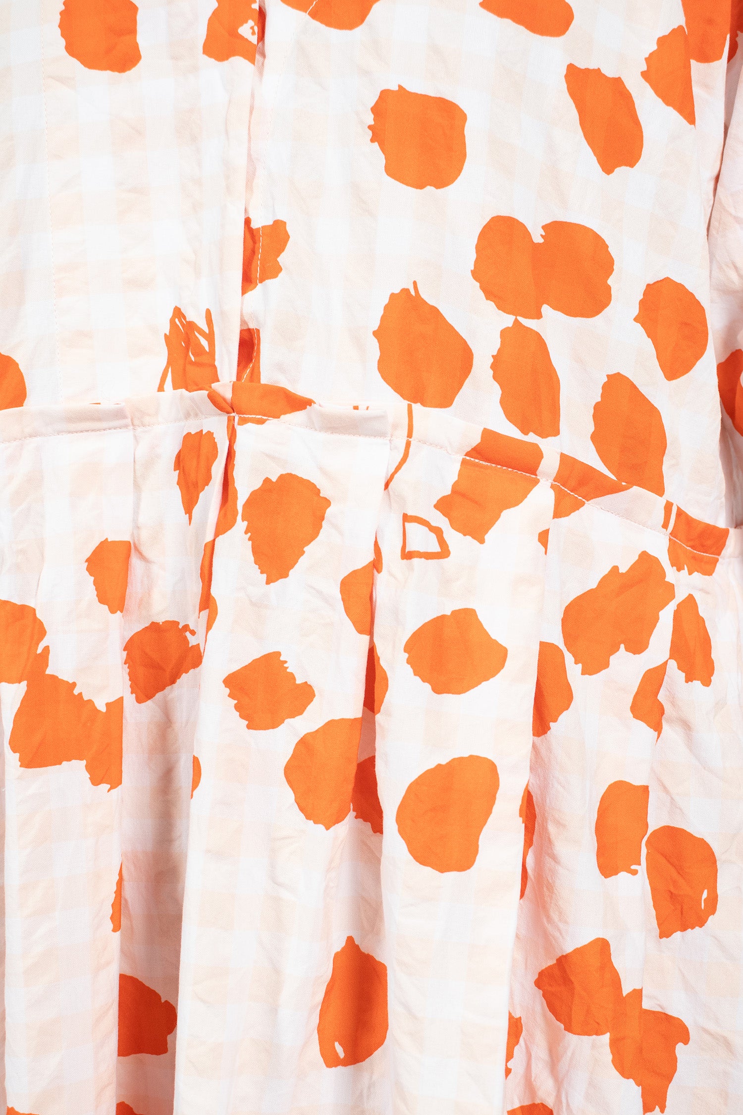 Operaio Washed Dress Corallo Scuro Drawing