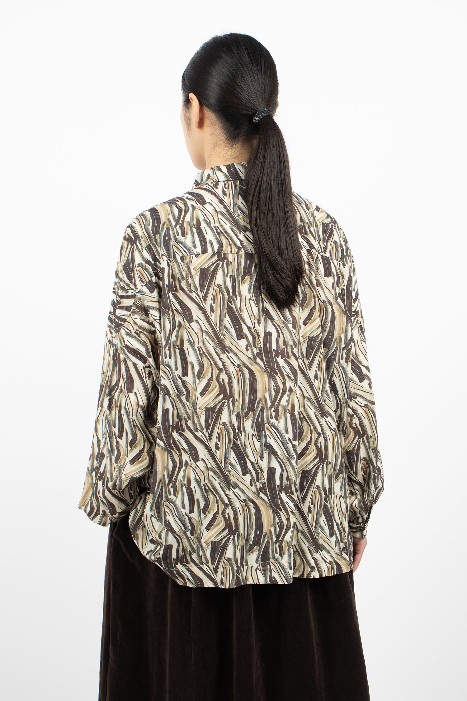 Squarbi Shirt Ebony/Cosie Print