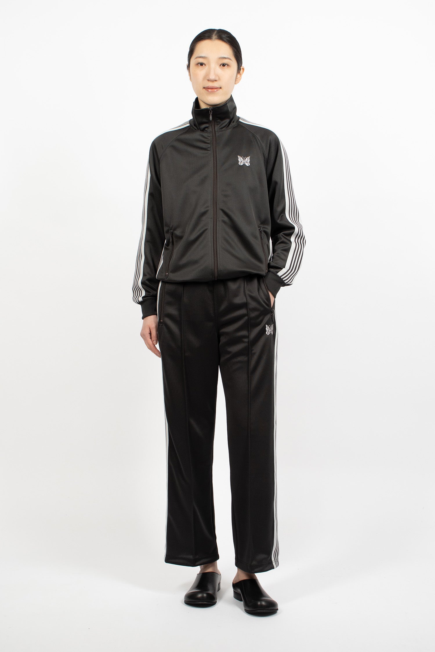 Narrow Track Pant Charcoal/Silver